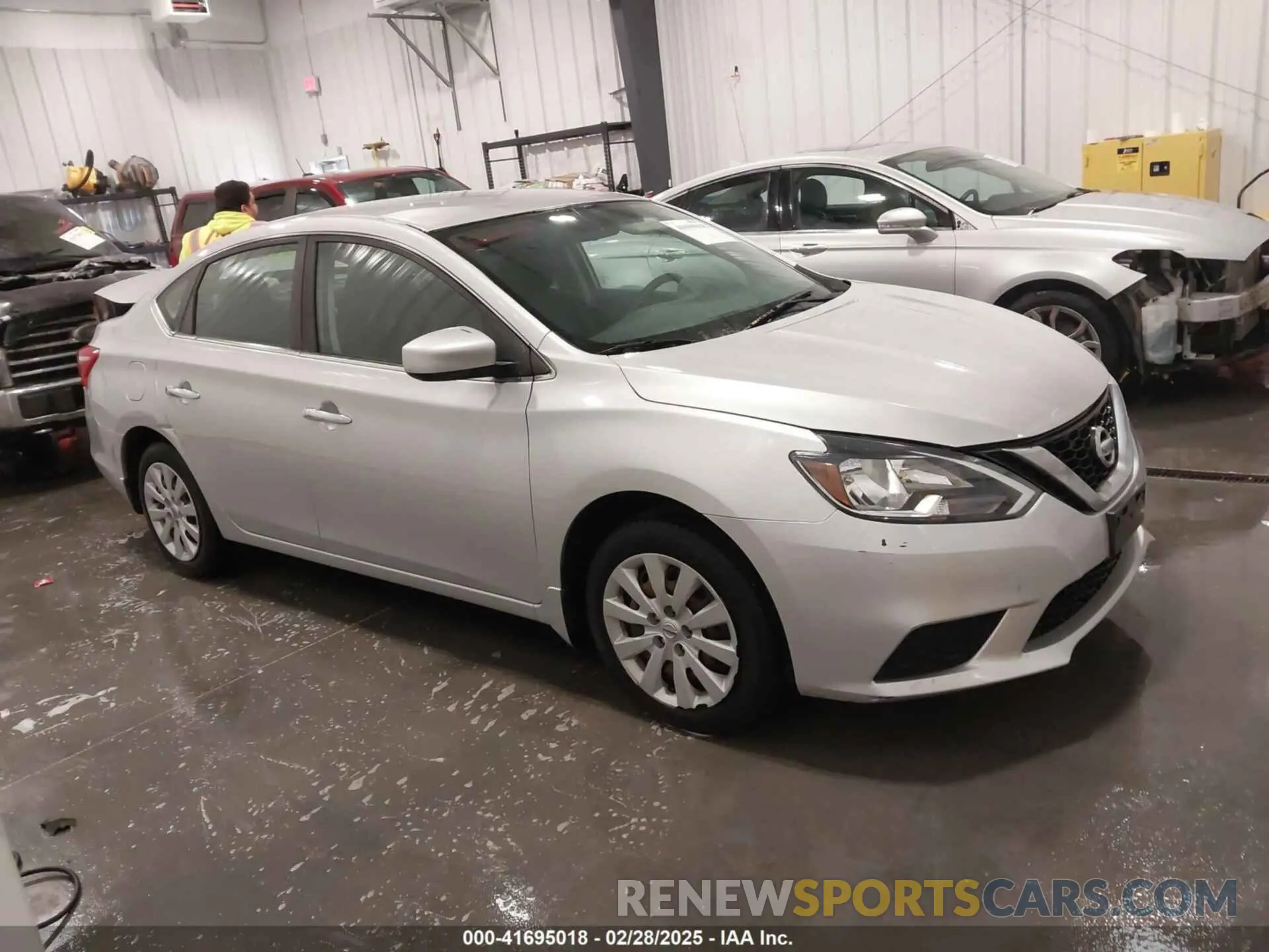 1 Photograph of a damaged car 3N1AB7AP5KY218689 NISSAN SENTRA 2019