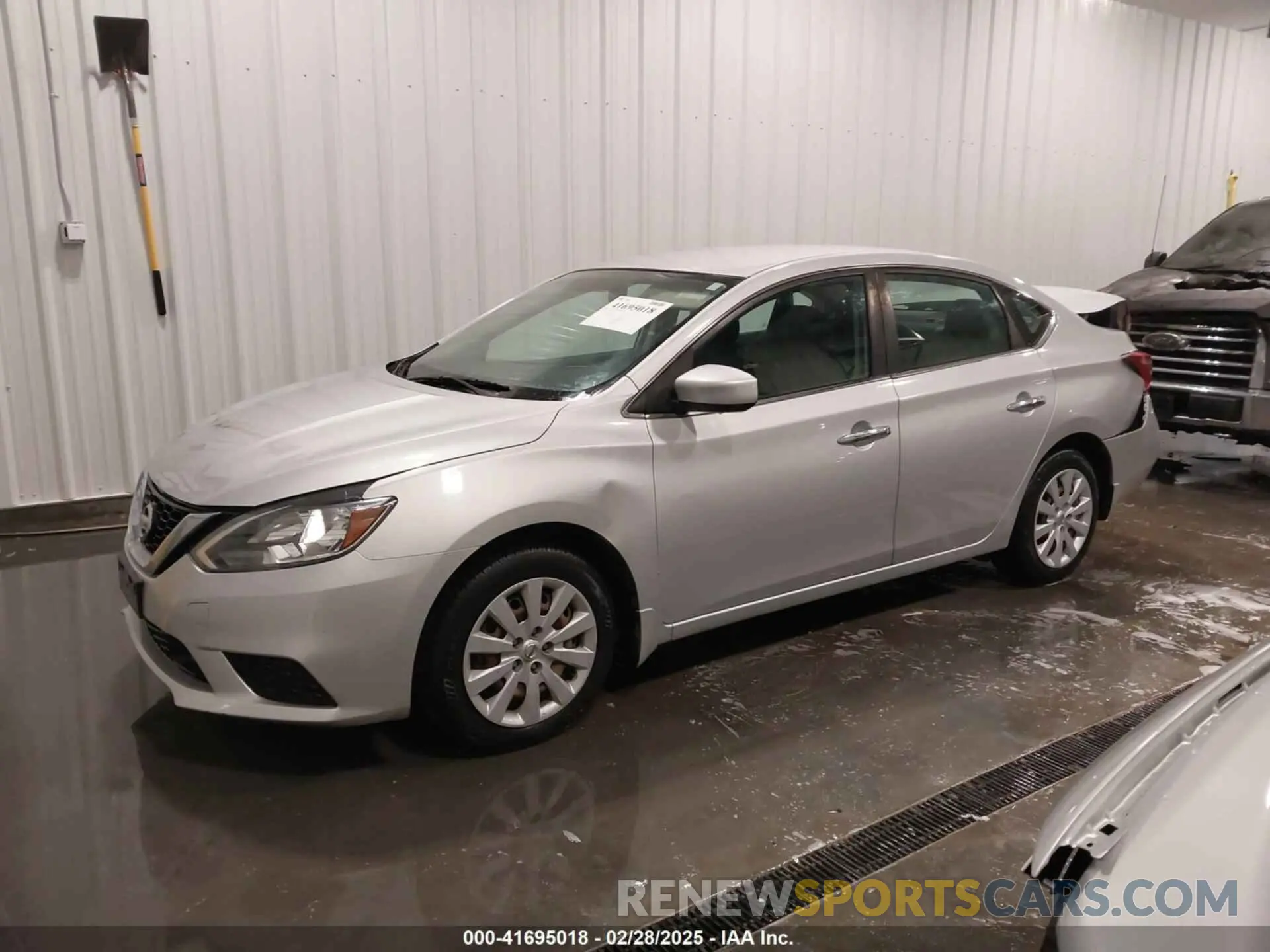 2 Photograph of a damaged car 3N1AB7AP5KY218689 NISSAN SENTRA 2019