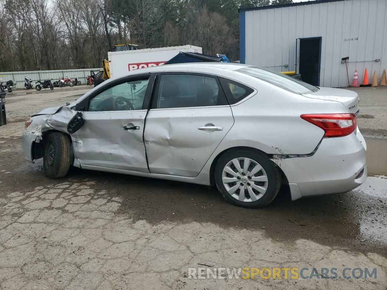 2 Photograph of a damaged car 3N1AB7AP5KY219471 NISSAN SENTRA 2019