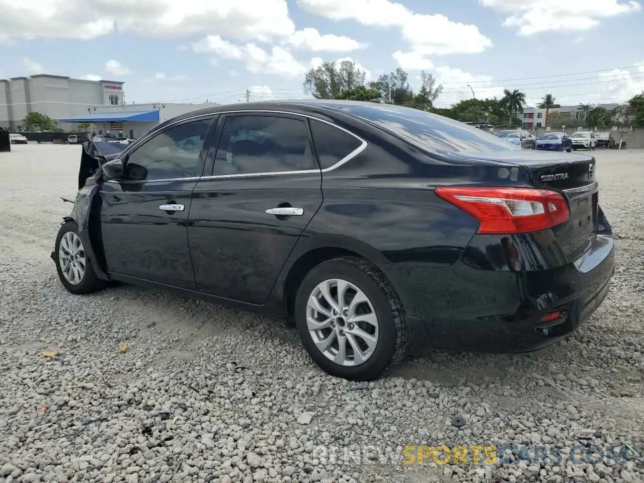 2 Photograph of a damaged car 3N1AB7AP5KY221043 NISSAN SENTRA 2019