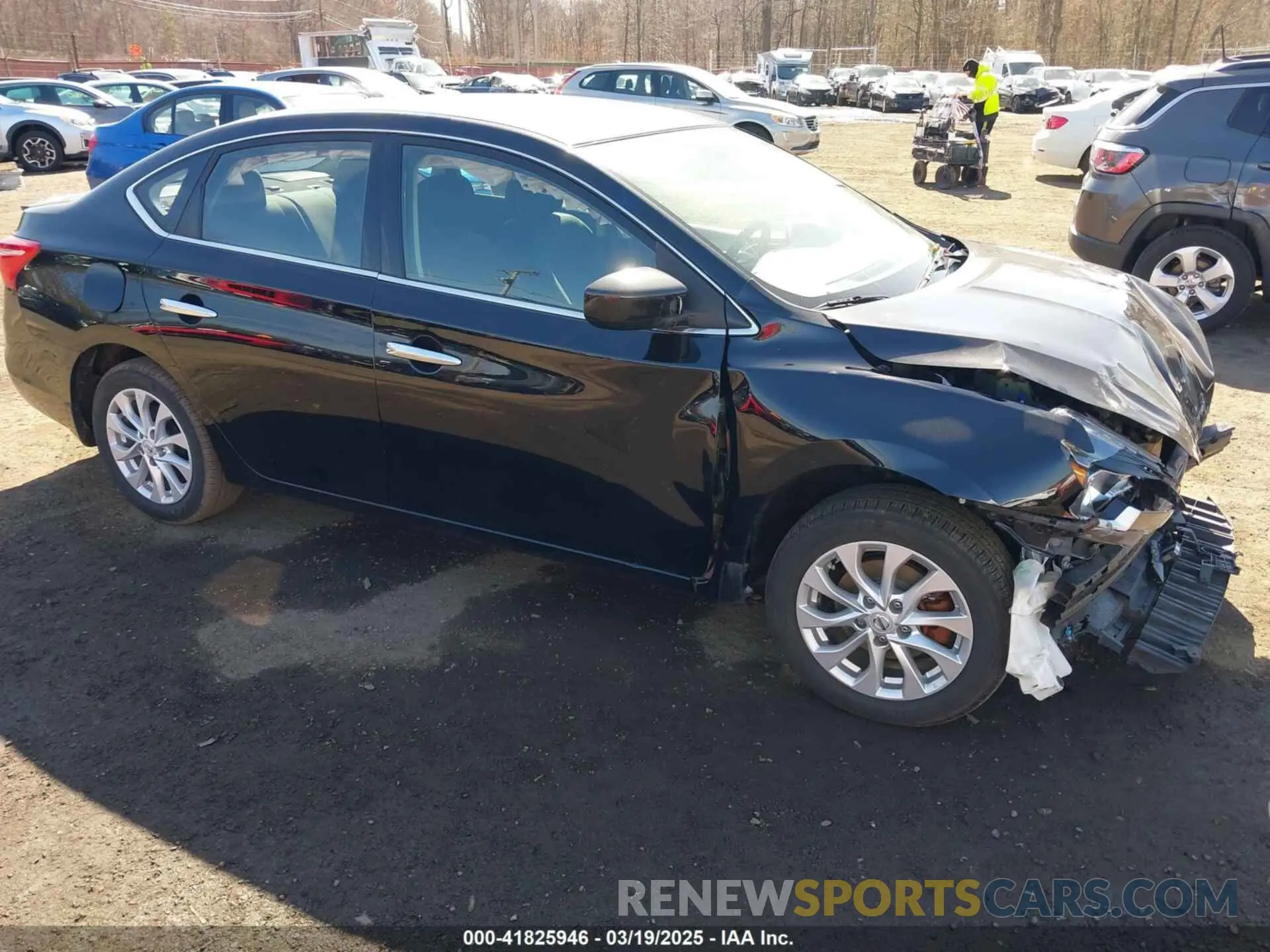 1 Photograph of a damaged car 3N1AB7AP5KY224119 NISSAN SENTRA 2019