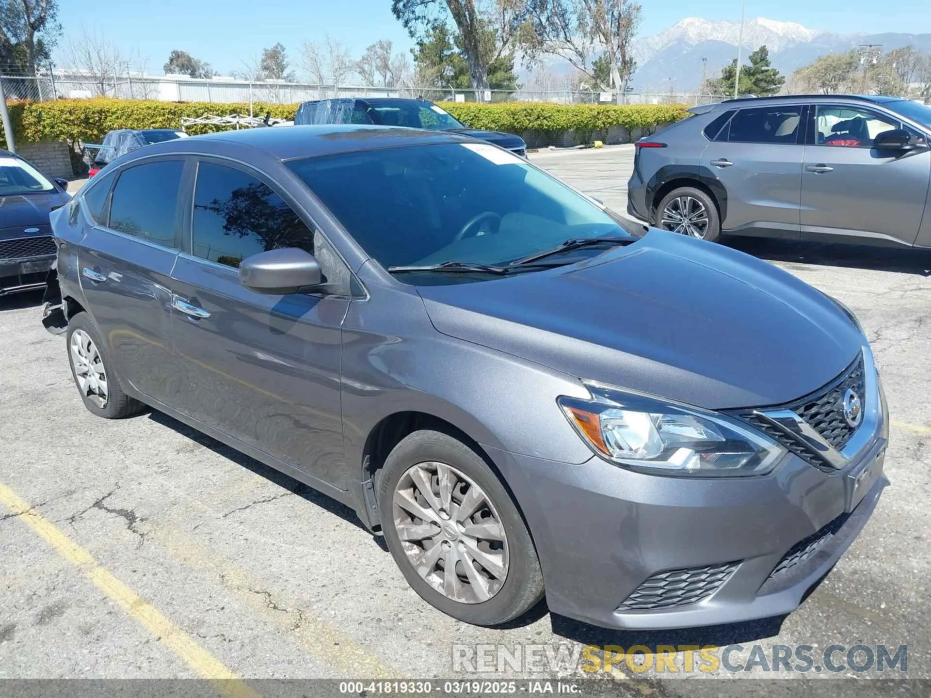 1 Photograph of a damaged car 3N1AB7AP5KY228039 NISSAN SENTRA 2019