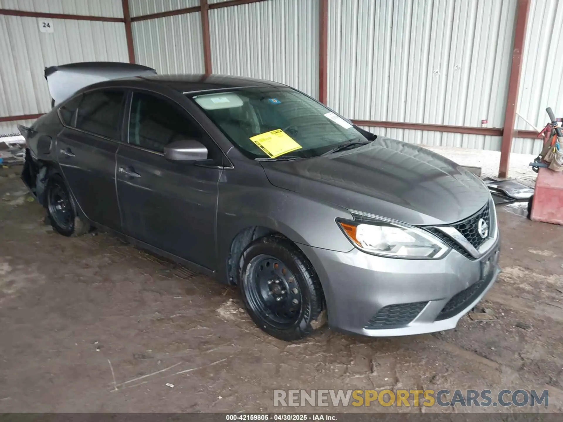 1 Photograph of a damaged car 3N1AB7AP5KY228283 NISSAN SENTRA 2019