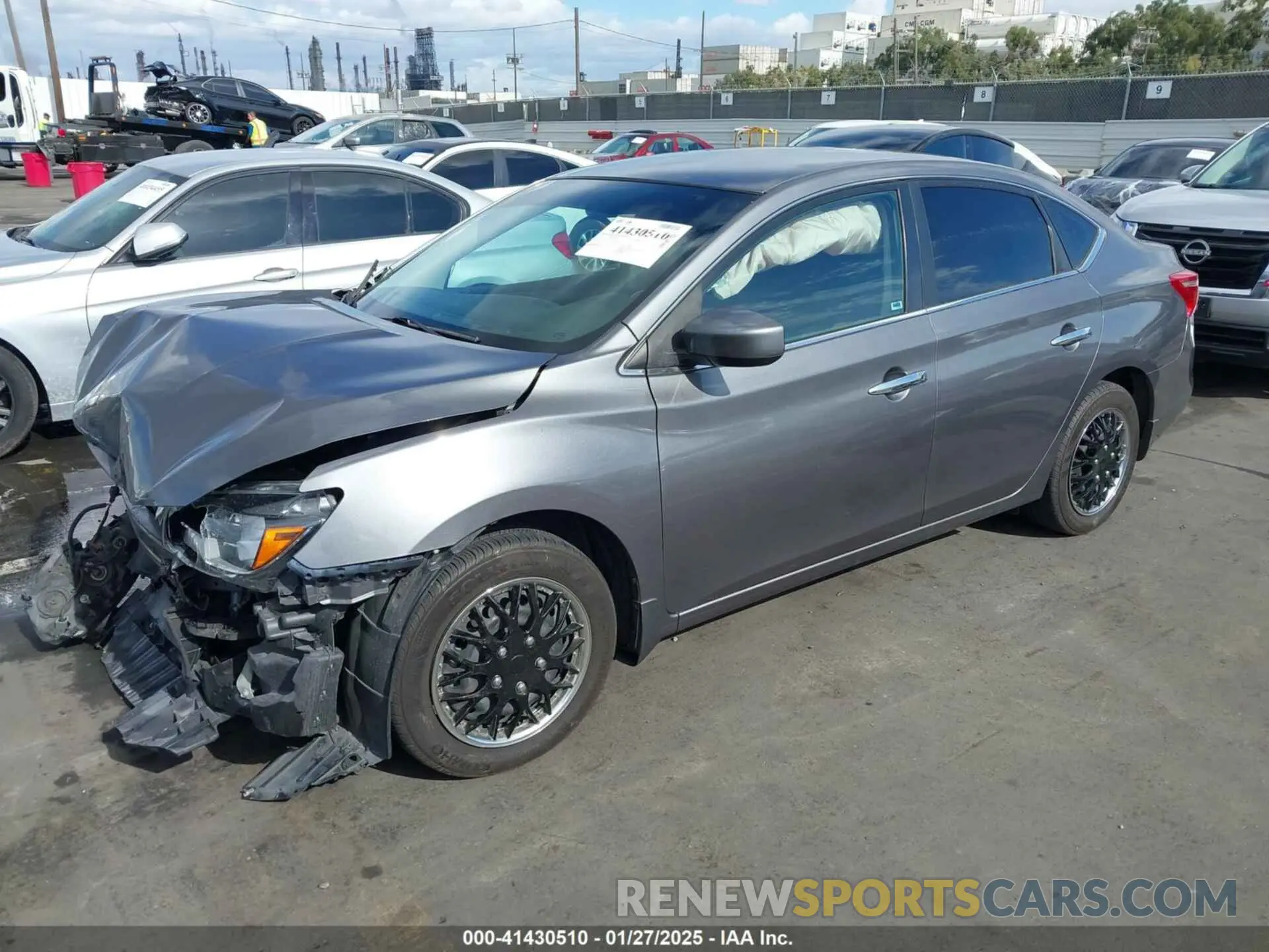 2 Photograph of a damaged car 3N1AB7AP5KY236819 NISSAN SENTRA 2019