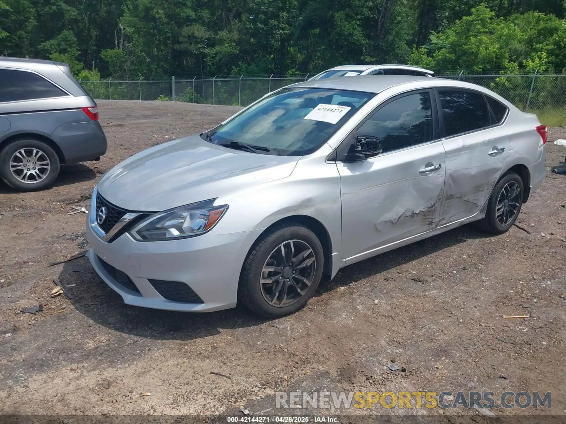 2 Photograph of a damaged car 3N1AB7AP5KY240322 NISSAN SENTRA 2019