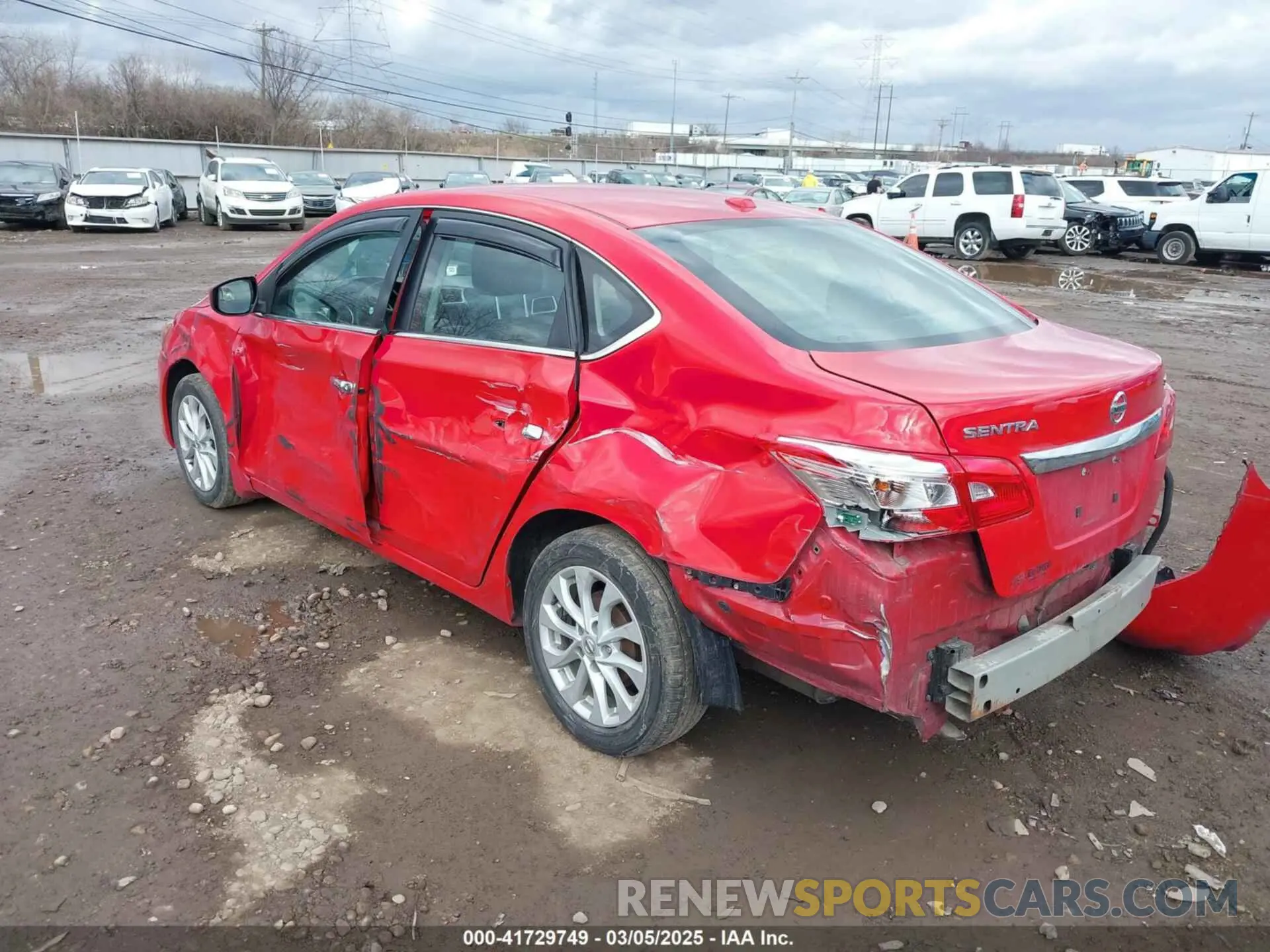 3 Photograph of a damaged car 3N1AB7AP5KY244158 NISSAN SENTRA 2019
