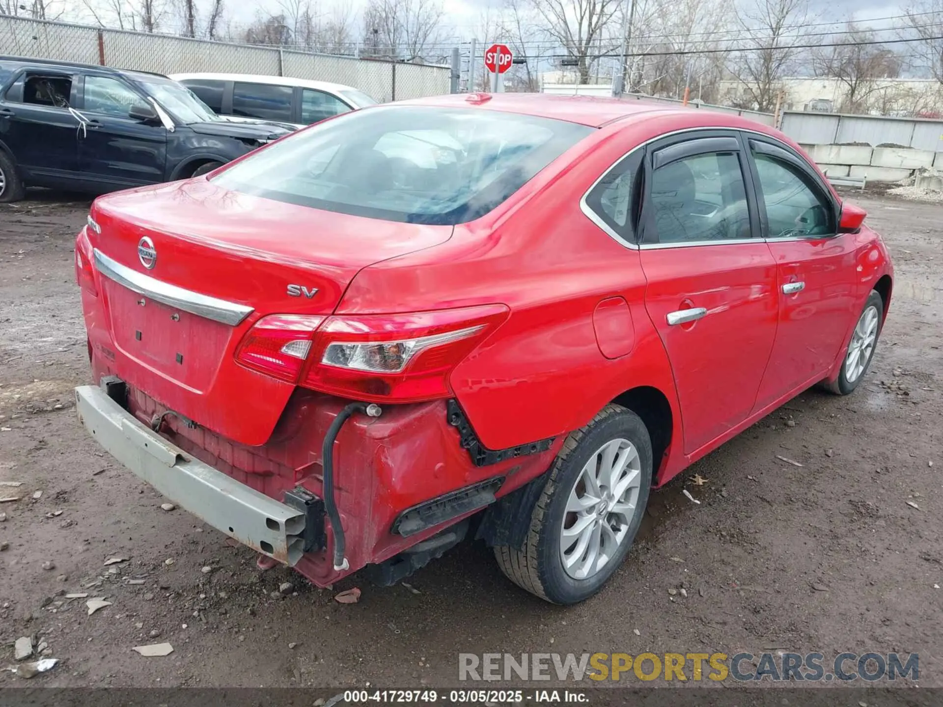 4 Photograph of a damaged car 3N1AB7AP5KY244158 NISSAN SENTRA 2019