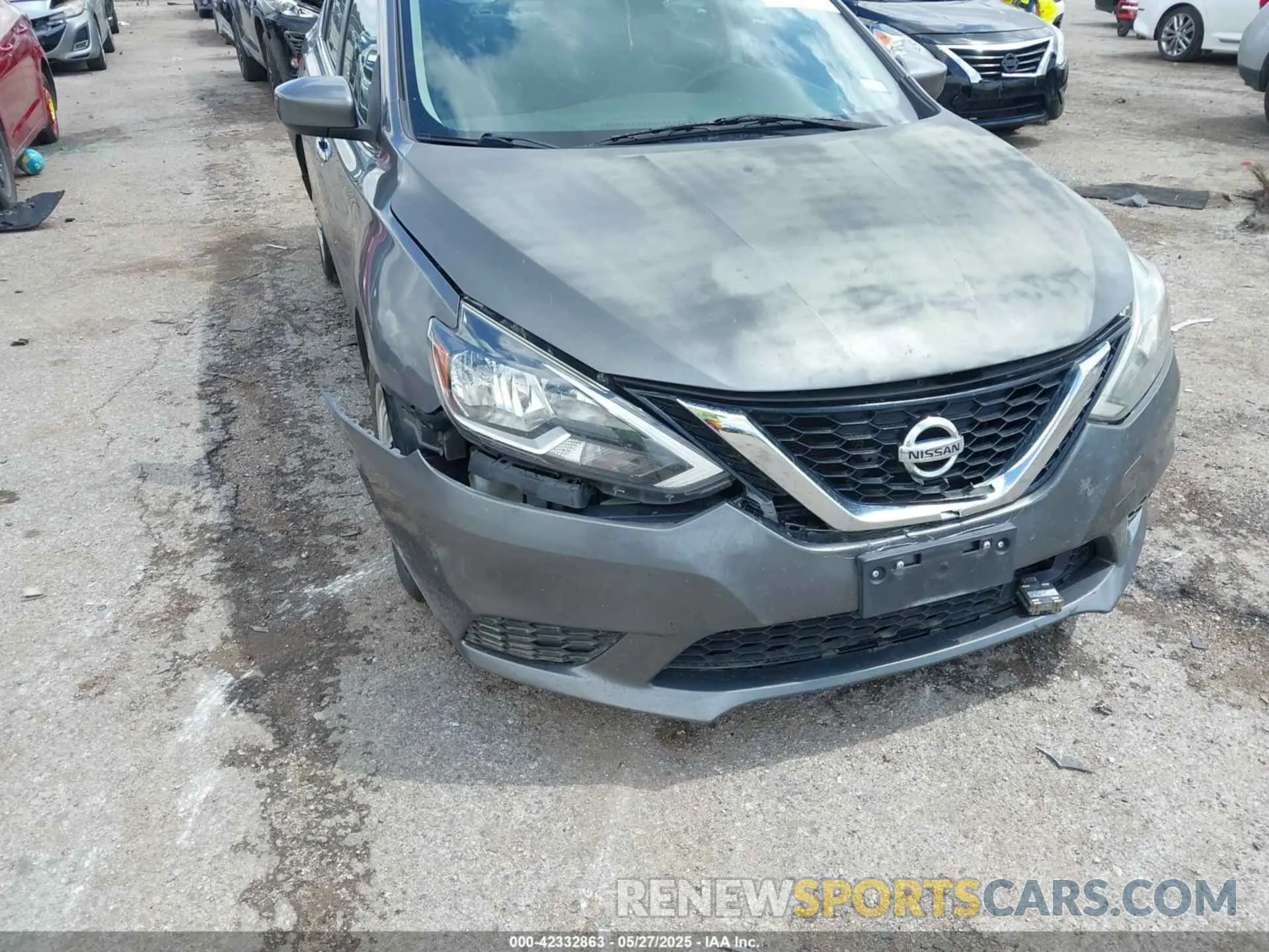 1 Photograph of a damaged car 3N1AB7AP5KY245097 NISSAN SENTRA 2019