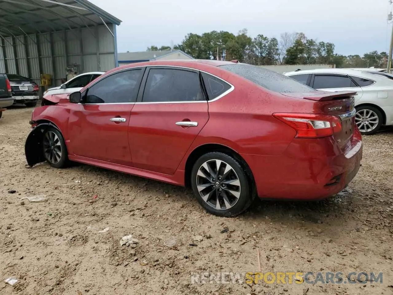 2 Photograph of a damaged car 3N1AB7AP5KY253734 NISSAN SENTRA 2019