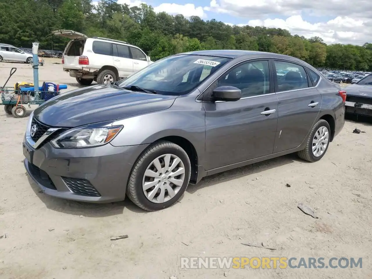 1 Photograph of a damaged car 3N1AB7AP5KY260540 NISSAN SENTRA 2019