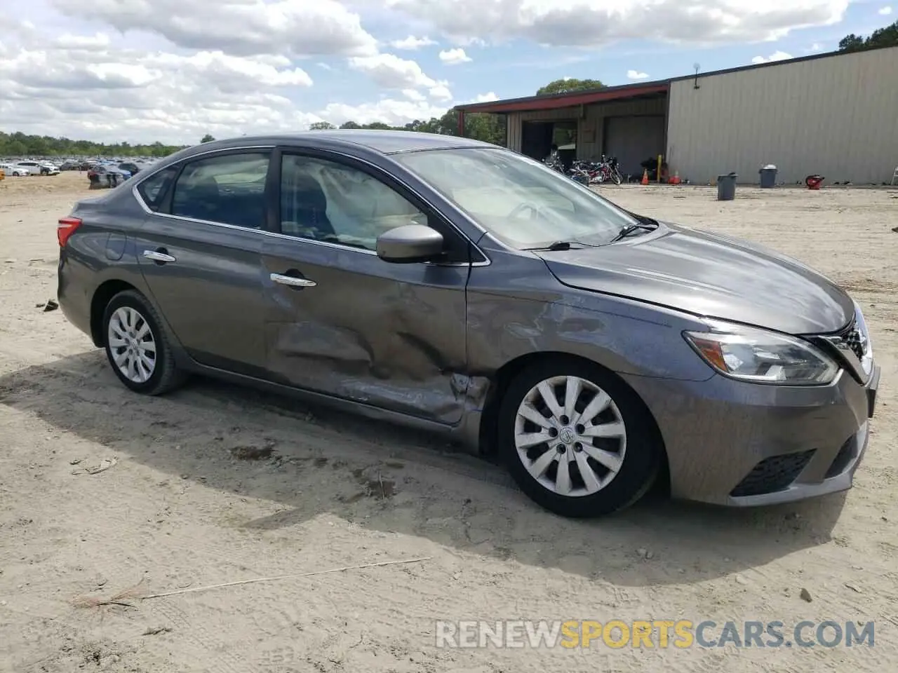 4 Photograph of a damaged car 3N1AB7AP5KY260540 NISSAN SENTRA 2019