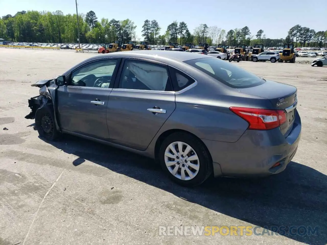 2 Photograph of a damaged car 3N1AB7AP5KY265043 NISSAN SENTRA 2019