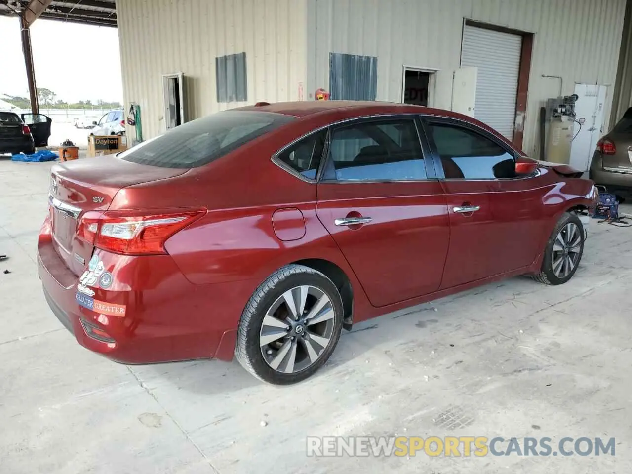 3 Photograph of a damaged car 3N1AB7AP5KY266323 NISSAN SENTRA 2019