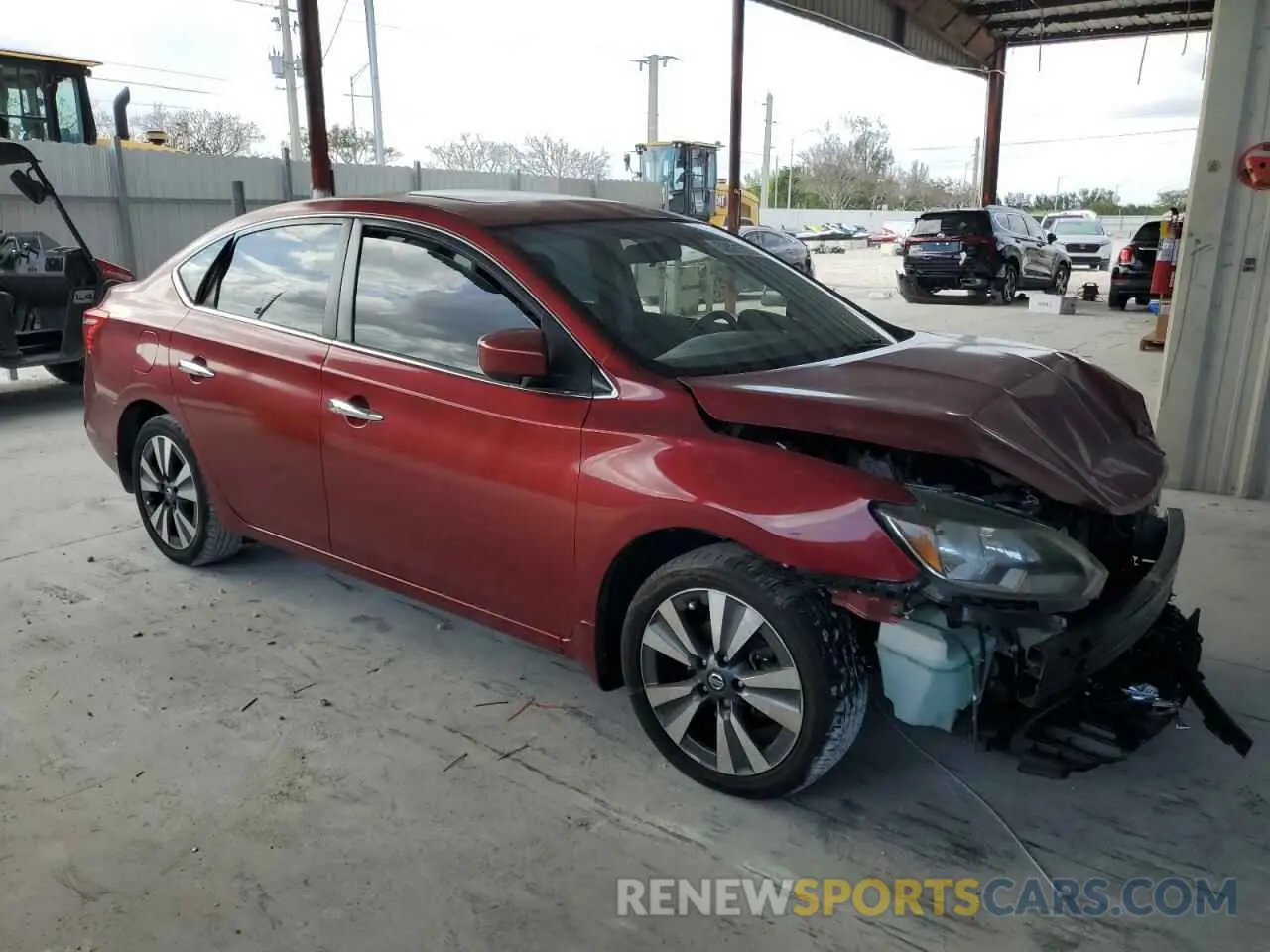4 Photograph of a damaged car 3N1AB7AP5KY266323 NISSAN SENTRA 2019