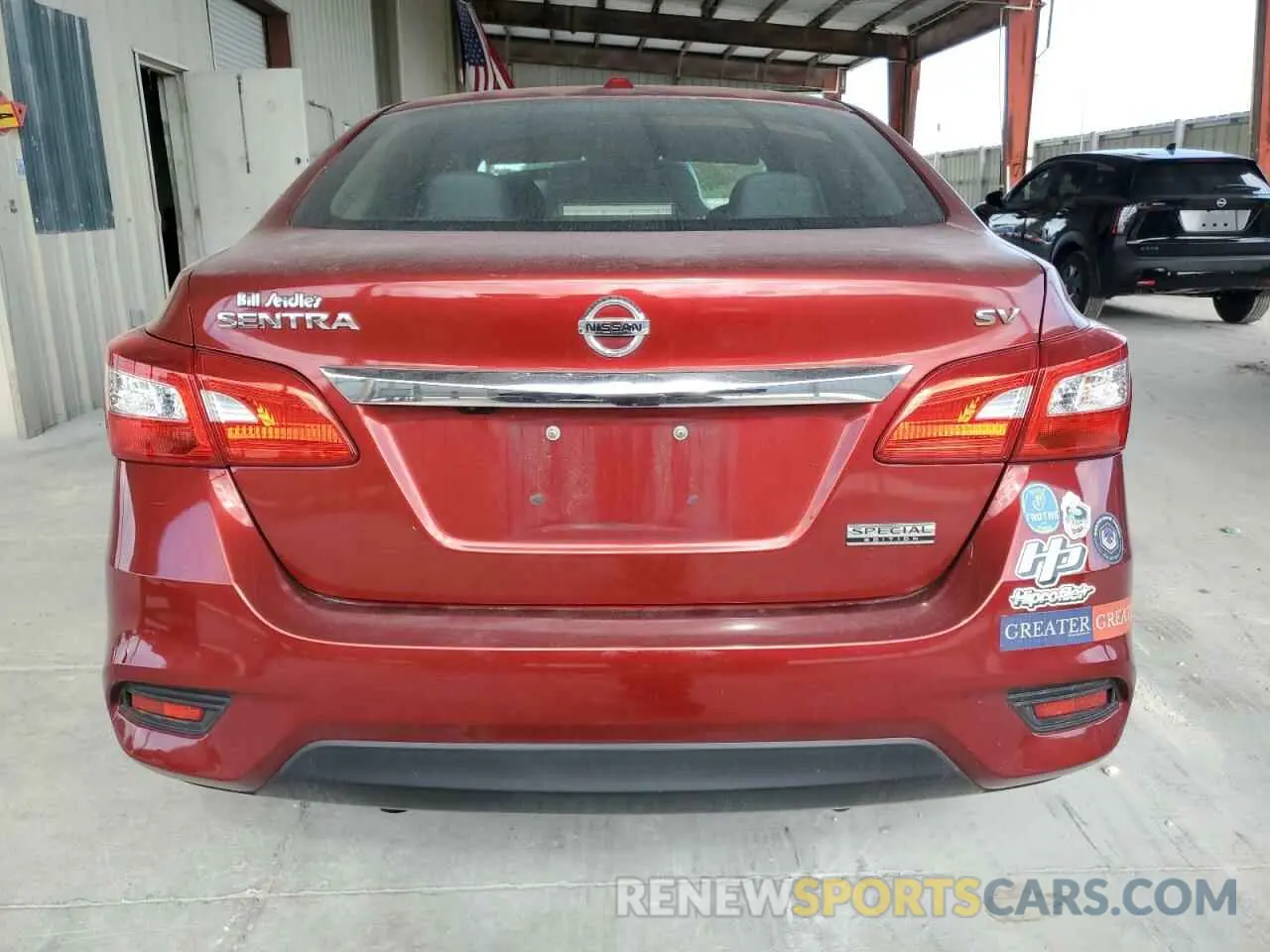 6 Photograph of a damaged car 3N1AB7AP5KY266323 NISSAN SENTRA 2019