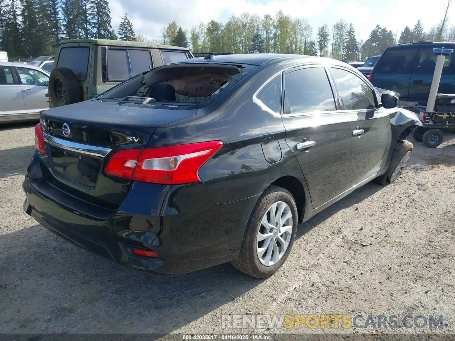 4 Photograph of a damaged car 3N1AB7AP5KY277161 NISSAN SENTRA 2019