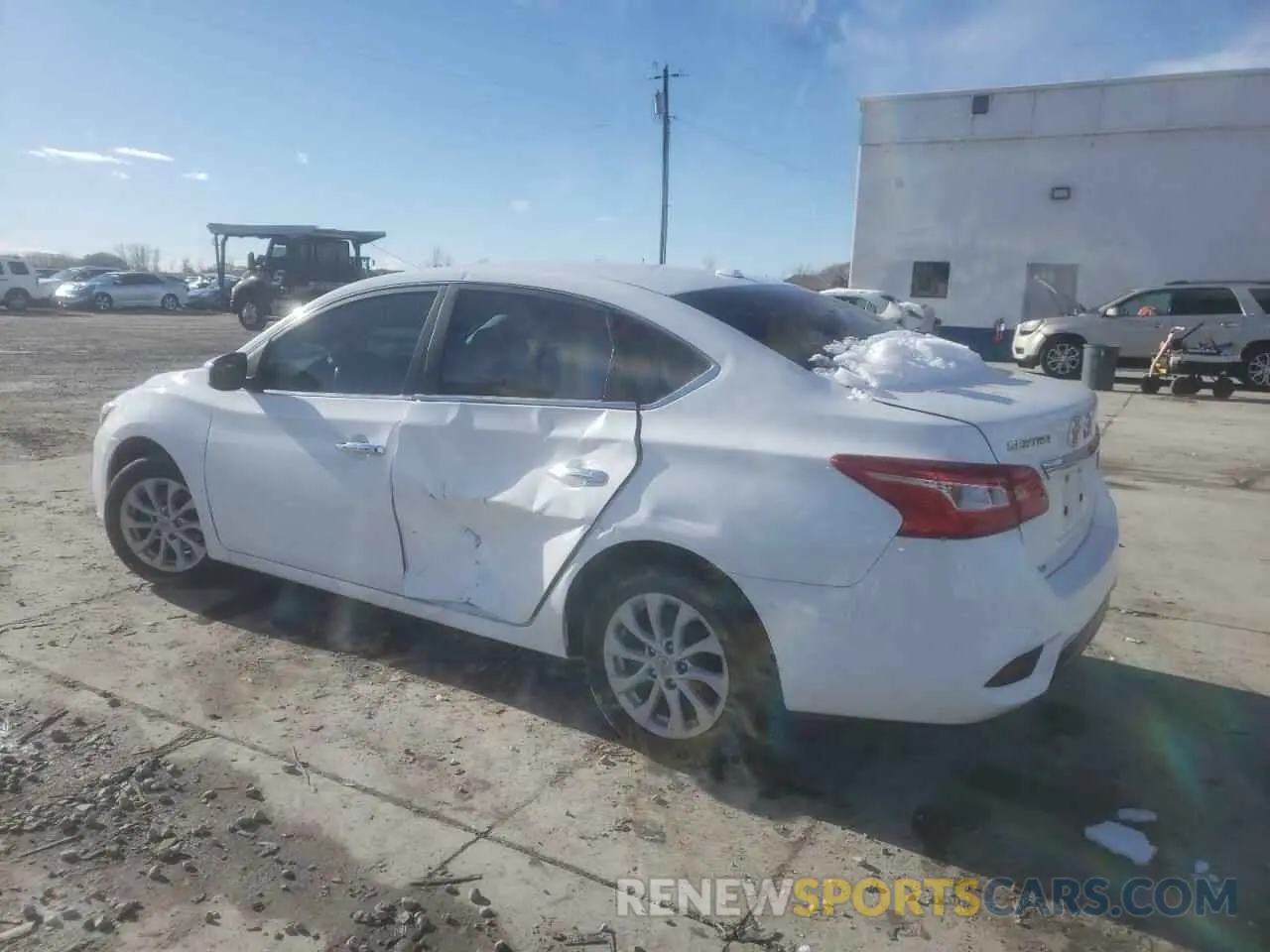 2 Photograph of a damaged car 3N1AB7AP5KY279332 NISSAN SENTRA 2019