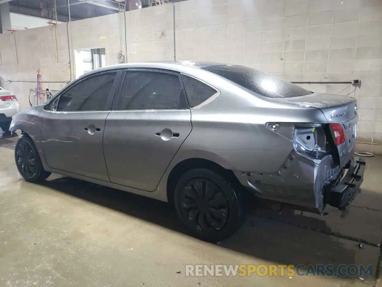 2 Photograph of a damaged car 3N1AB7AP5KY282439 NISSAN SENTRA 2019