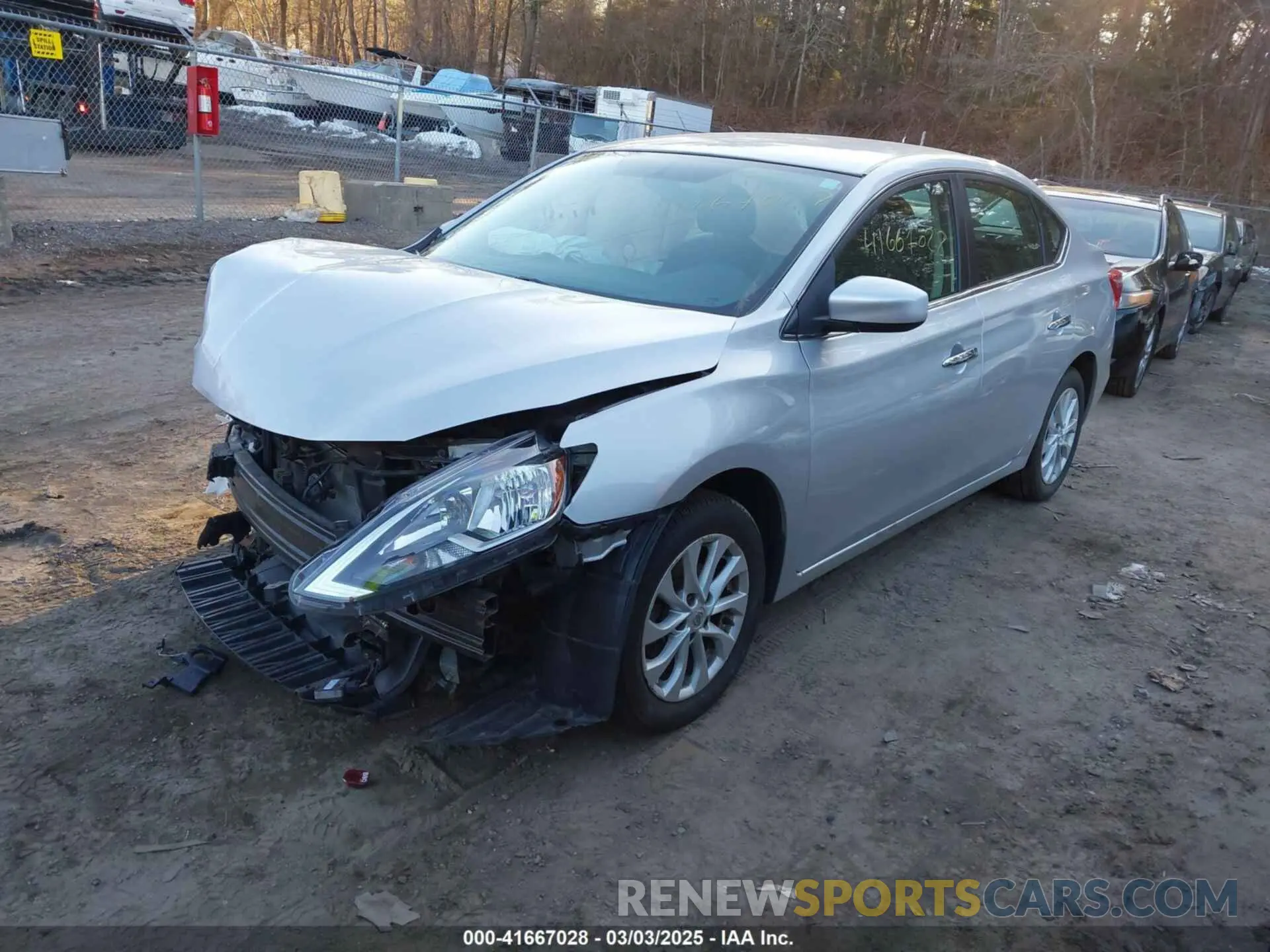 2 Photograph of a damaged car 3N1AB7AP5KY285373 NISSAN SENTRA 2019