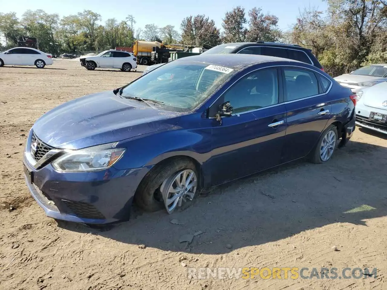 1 Photograph of a damaged car 3N1AB7AP5KY289374 NISSAN SENTRA 2019