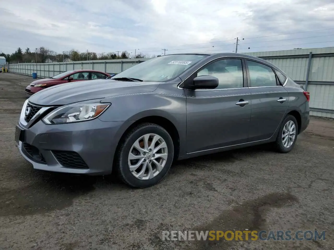 1 Photograph of a damaged car 3N1AB7AP5KY289522 NISSAN SENTRA 2019