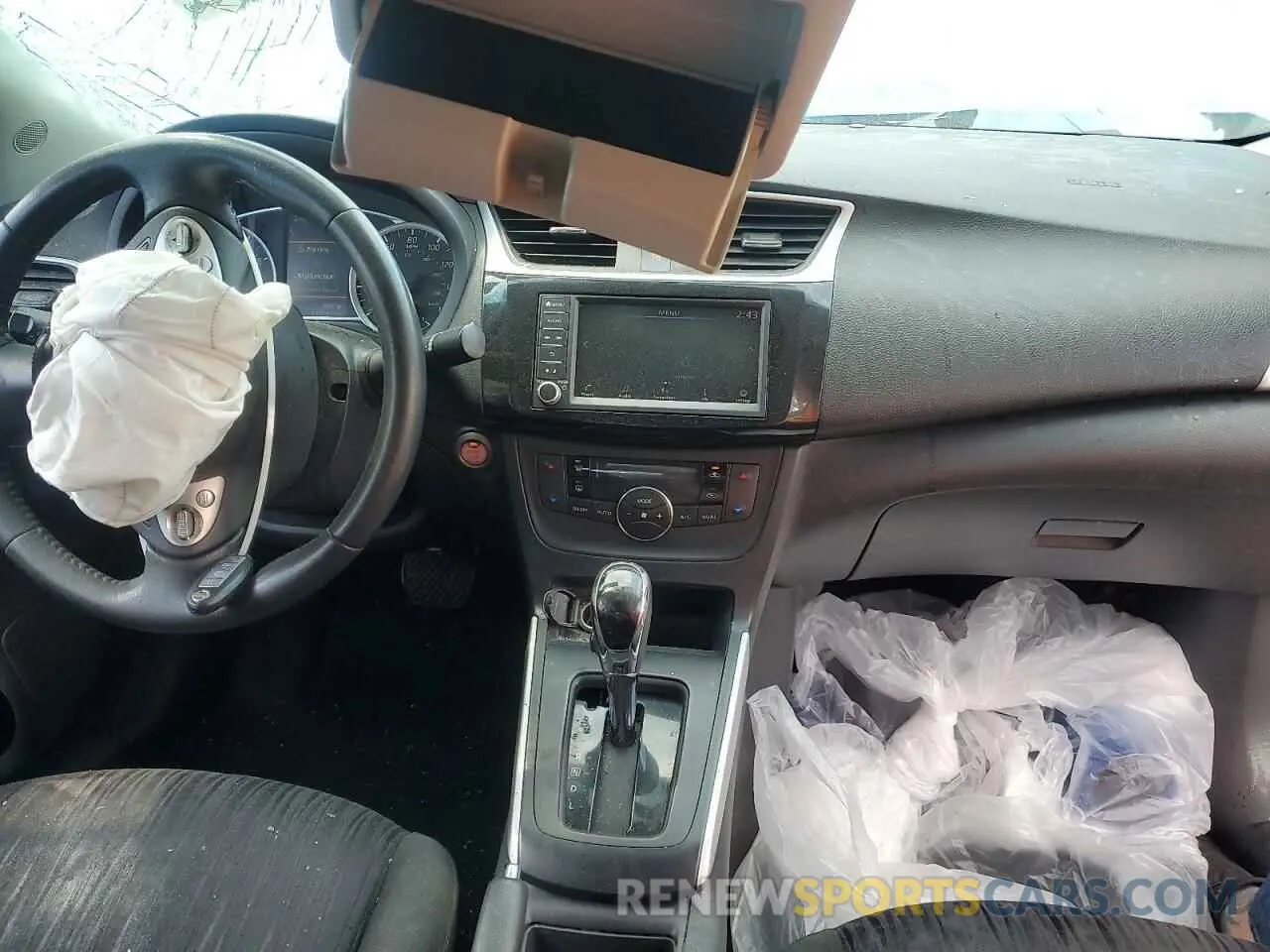 8 Photograph of a damaged car 3N1AB7AP5KY293294 NISSAN SENTRA 2019