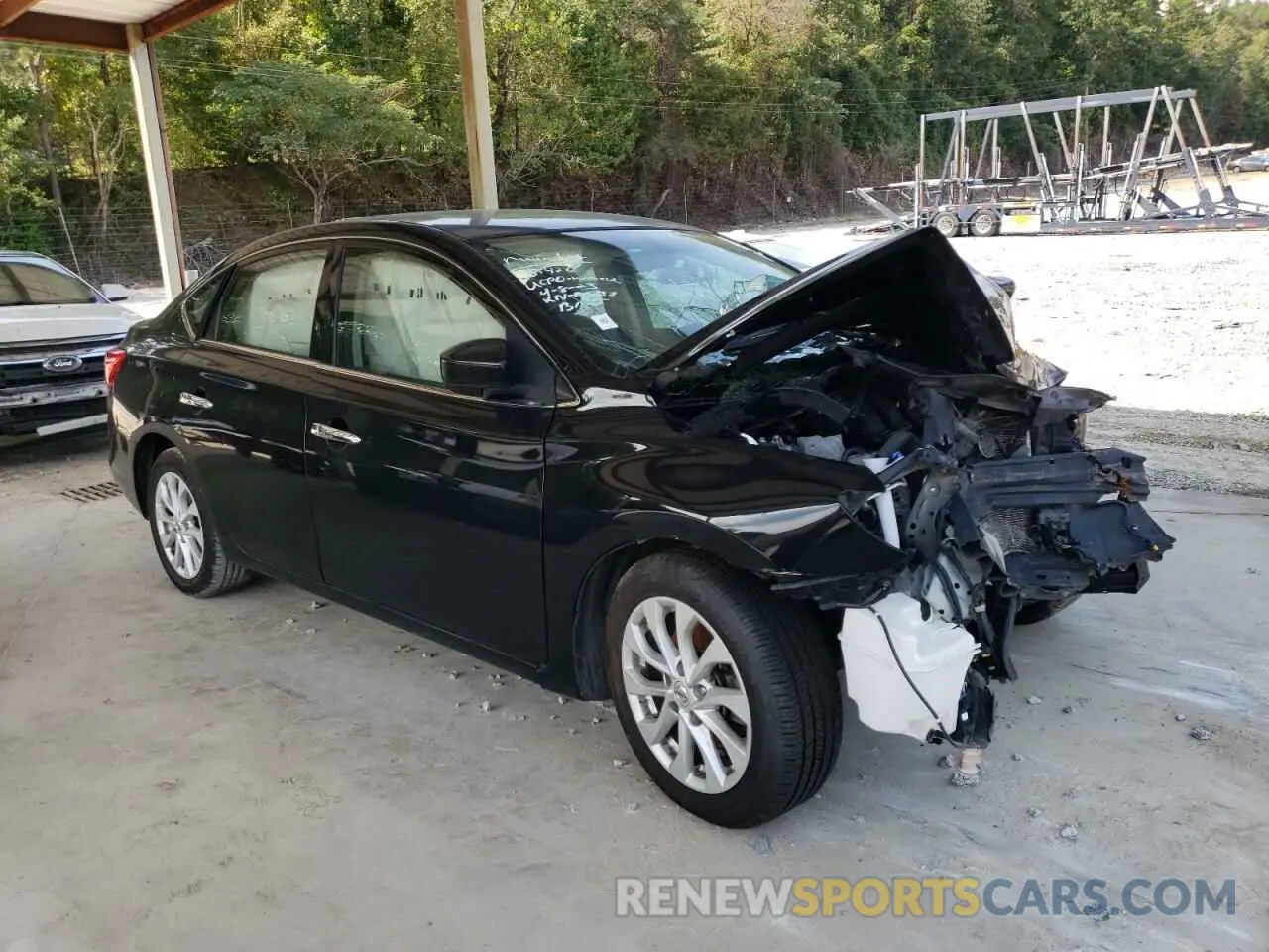 4 Photograph of a damaged car 3N1AB7AP5KY296230 NISSAN SENTRA 2019