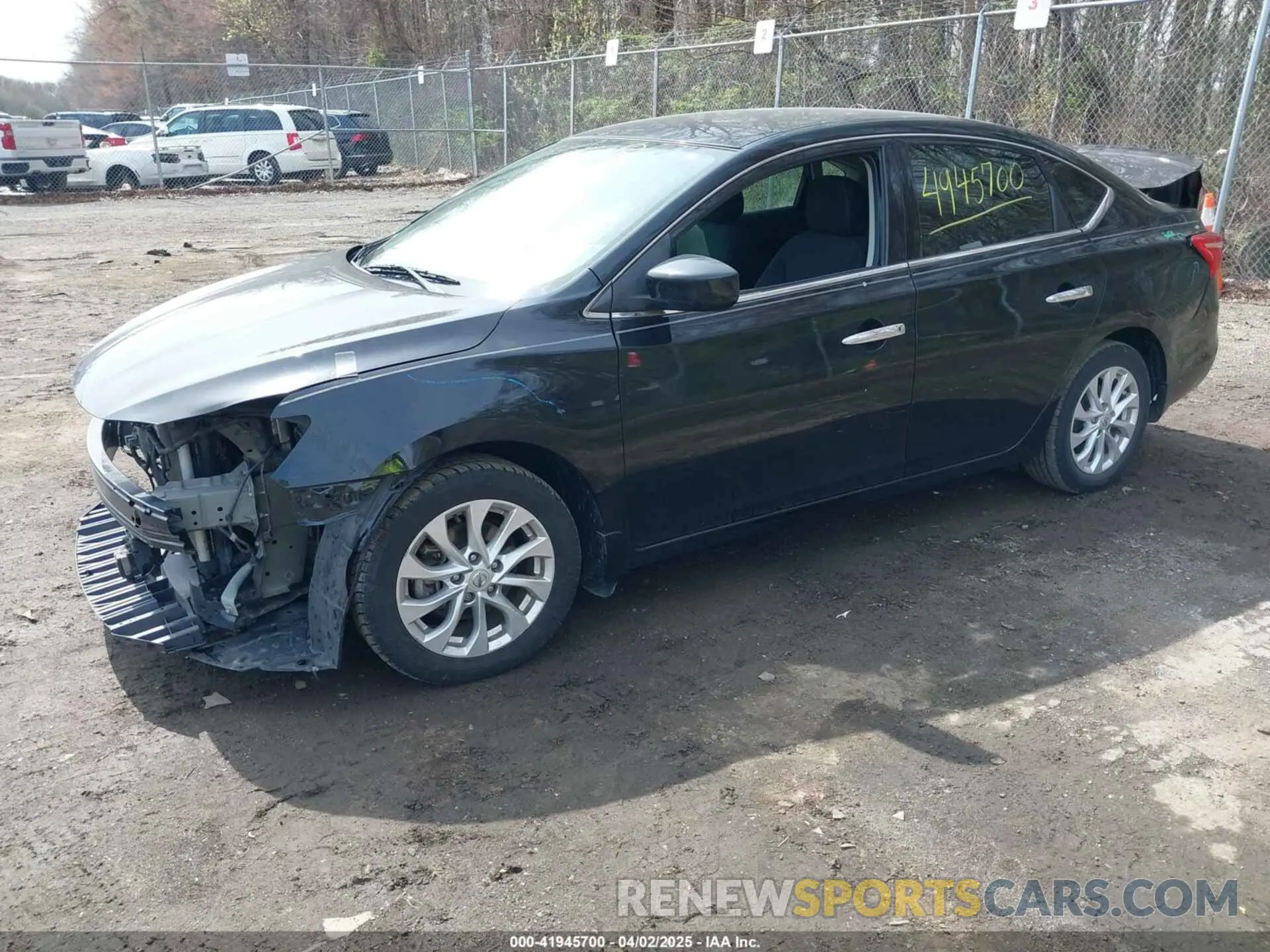 2 Photograph of a damaged car 3N1AB7AP5KY296969 NISSAN SENTRA 2019