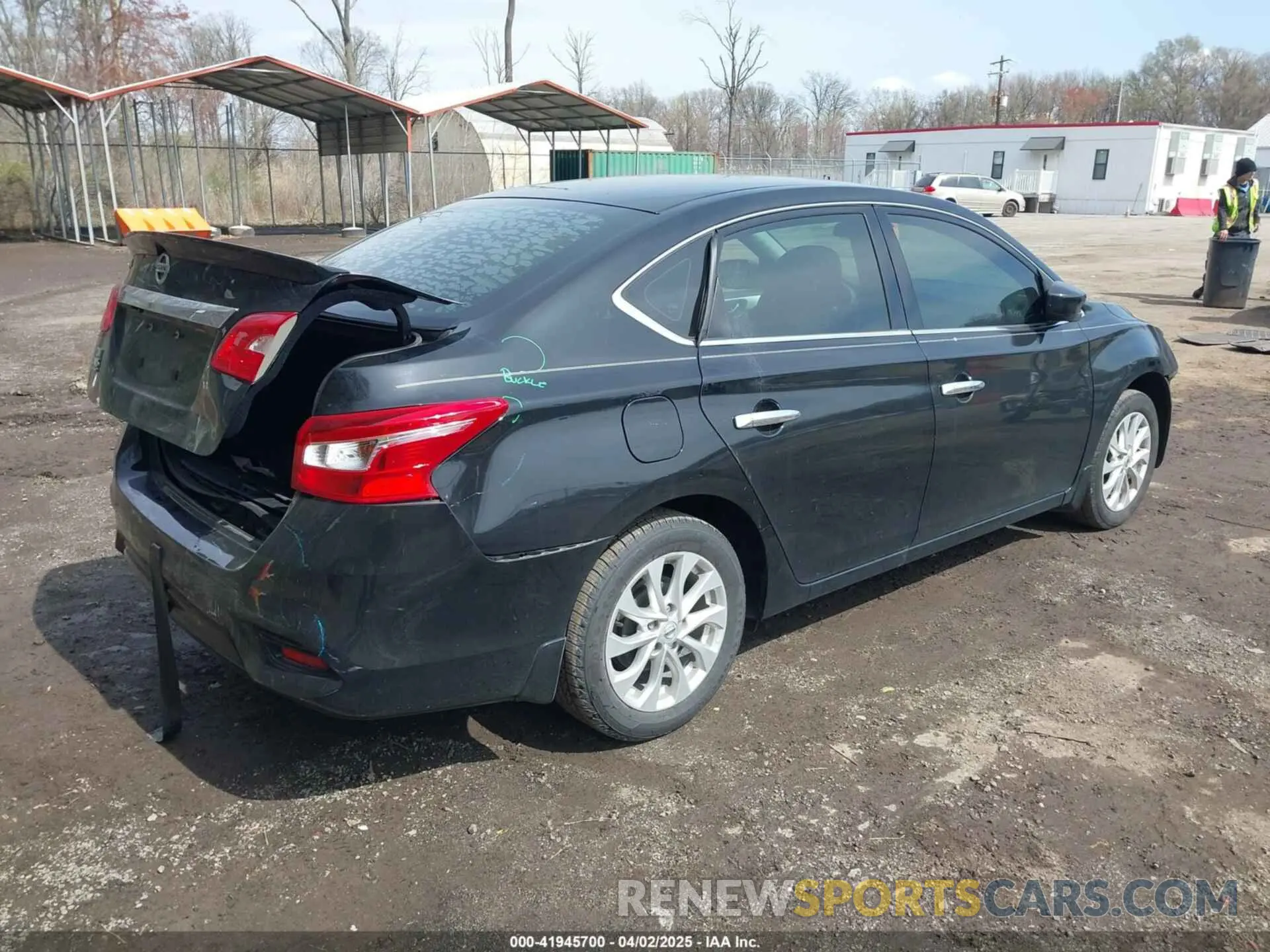4 Photograph of a damaged car 3N1AB7AP5KY296969 NISSAN SENTRA 2019