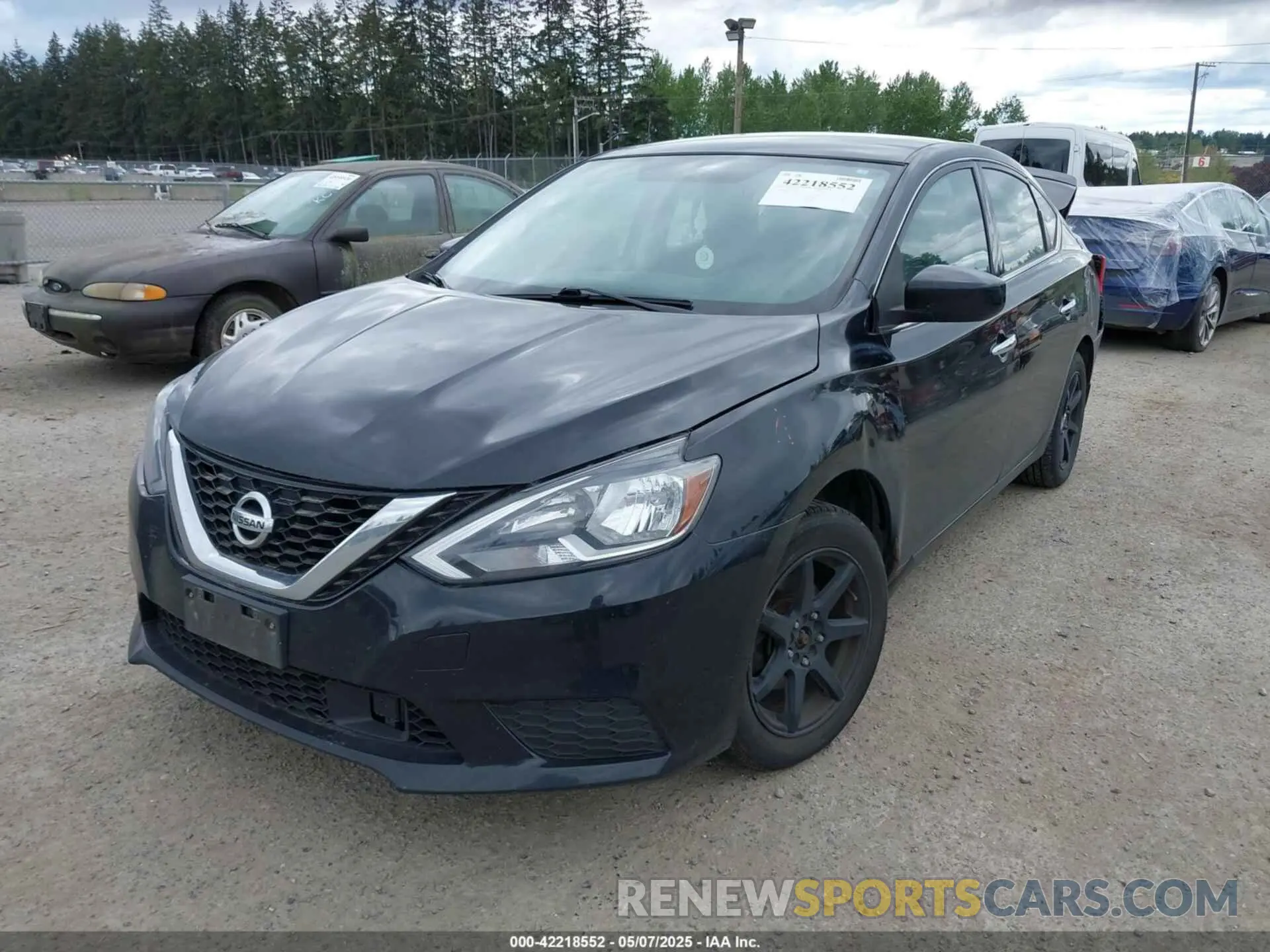 2 Photograph of a damaged car 3N1AB7AP5KY297698 NISSAN SENTRA 2019