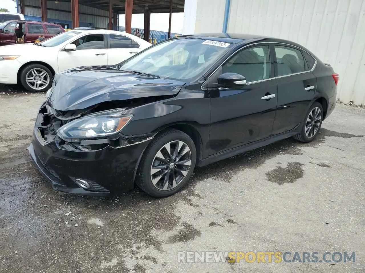 1 Photograph of a damaged car 3N1AB7AP5KY299998 NISSAN SENTRA 2019