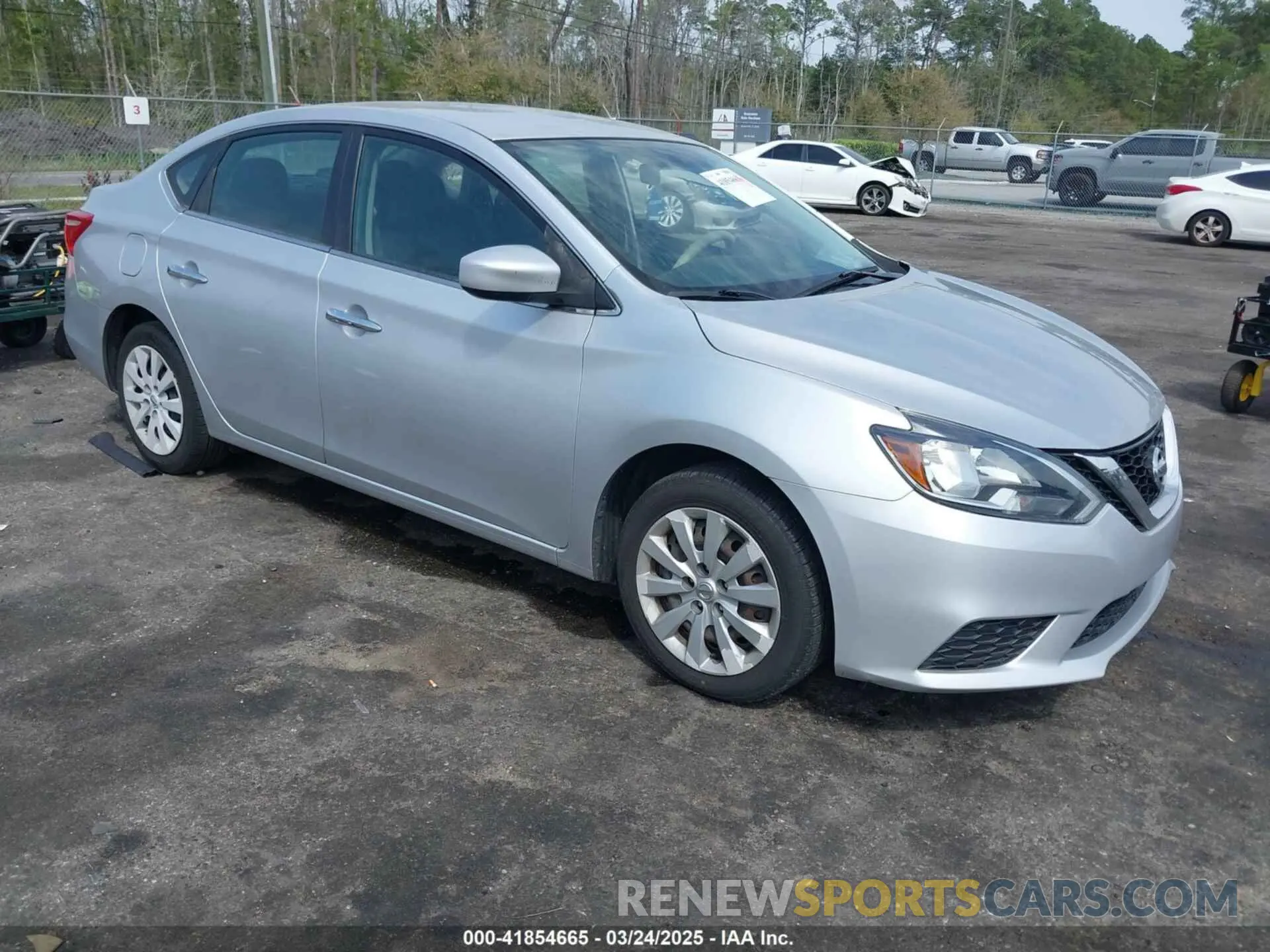 1 Photograph of a damaged car 3N1AB7AP5KY302107 NISSAN SENTRA 2019