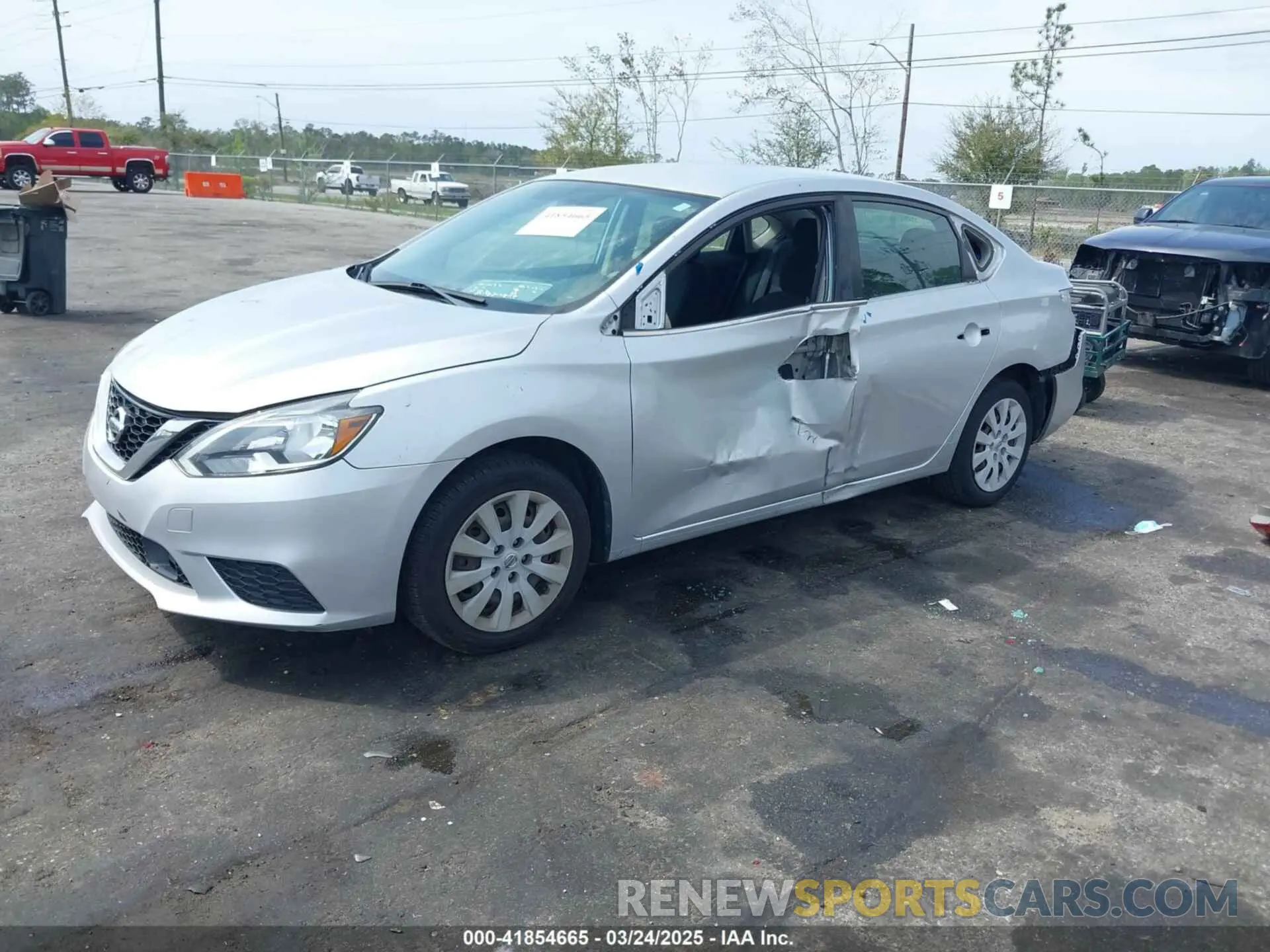 2 Photograph of a damaged car 3N1AB7AP5KY302107 NISSAN SENTRA 2019