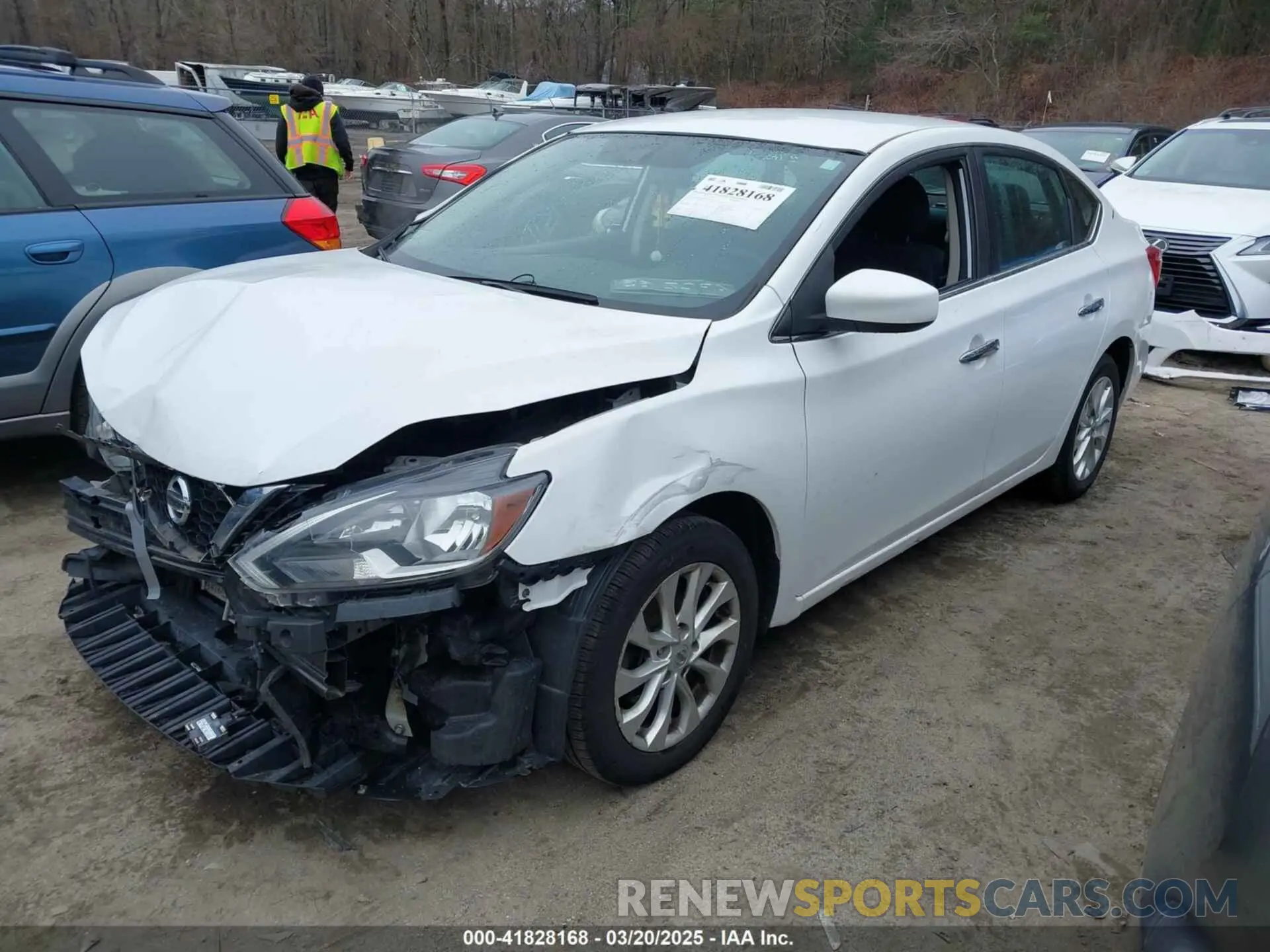 2 Photograph of a damaged car 3N1AB7AP5KY304763 NISSAN SENTRA 2019