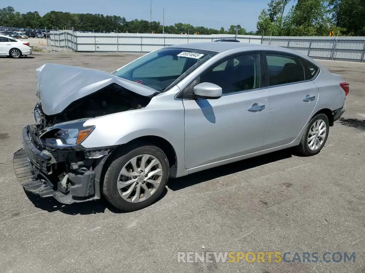 1 Photograph of a damaged car 3N1AB7AP5KY307257 NISSAN SENTRA 2019