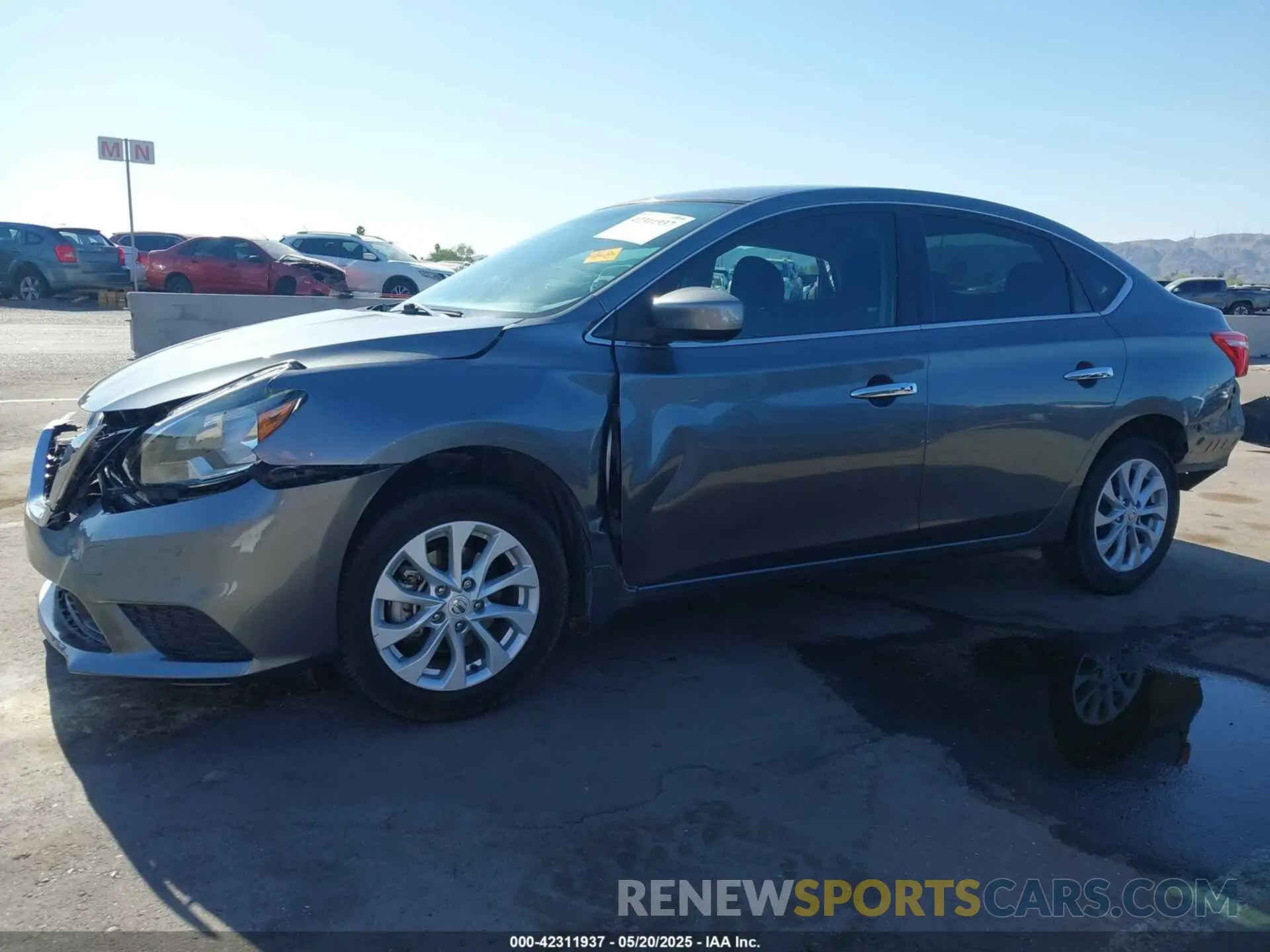 17 Photograph of a damaged car 3N1AB7AP5KY312085 NISSAN SENTRA 2019