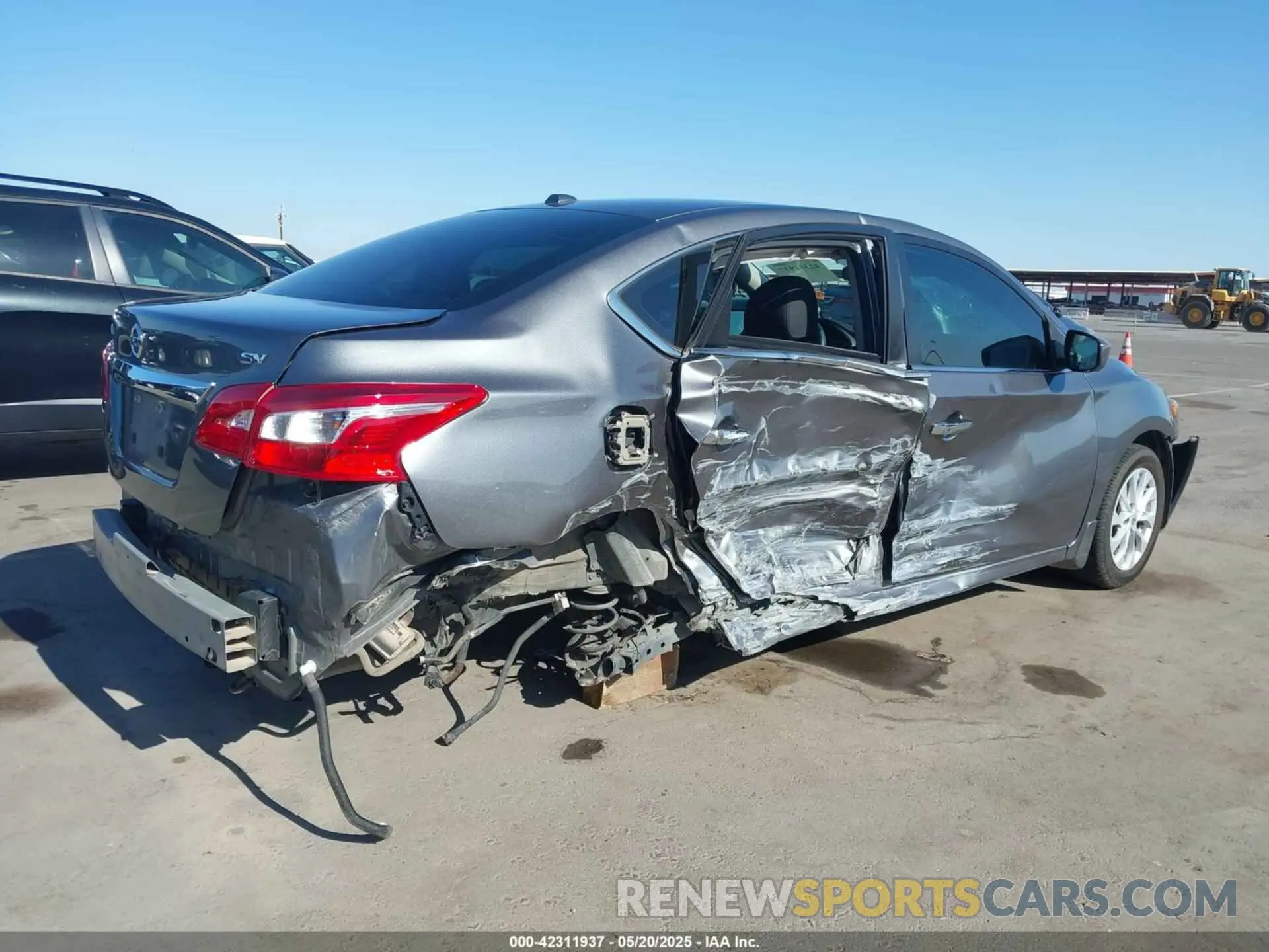 6 Photograph of a damaged car 3N1AB7AP5KY312085 NISSAN SENTRA 2019