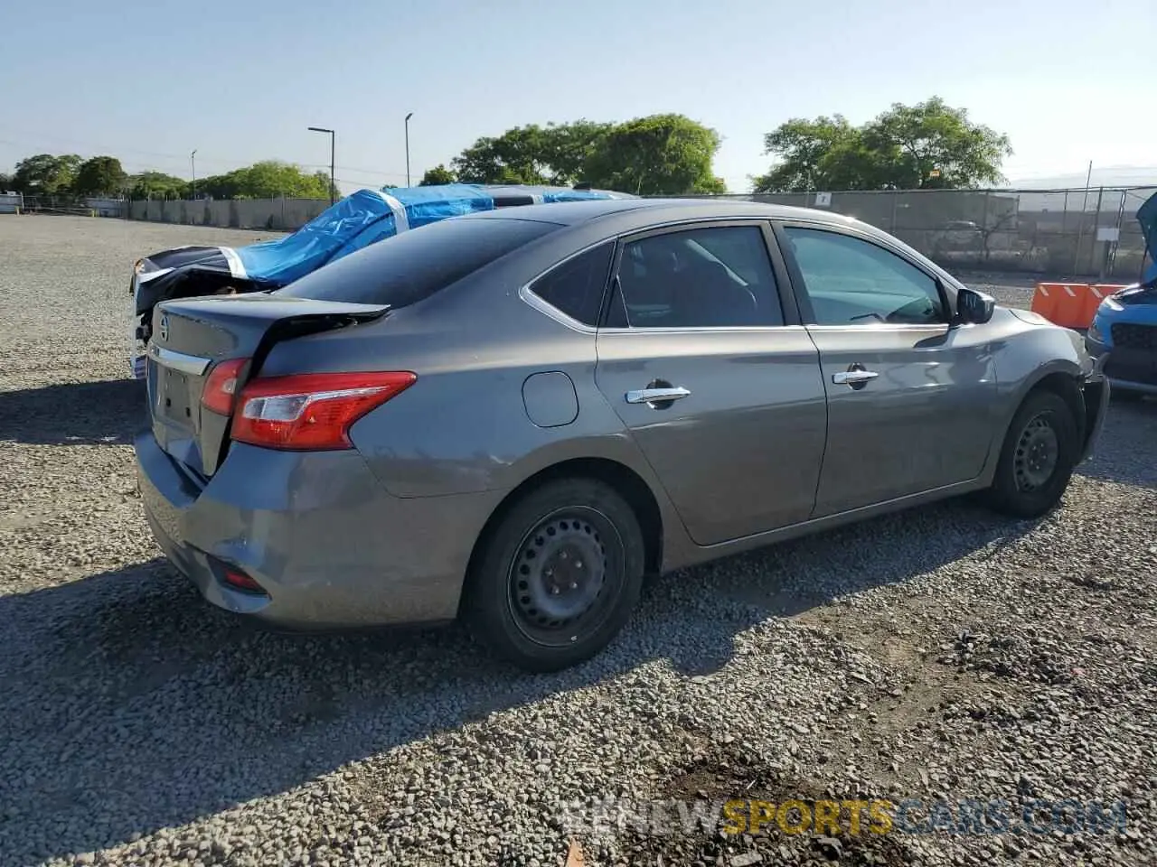 3 Photograph of a damaged car 3N1AB7AP5KY313964 NISSAN SENTRA 2019