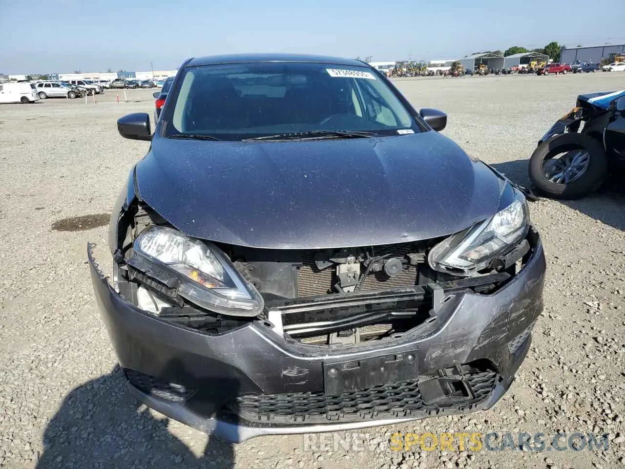 5 Photograph of a damaged car 3N1AB7AP5KY313964 NISSAN SENTRA 2019