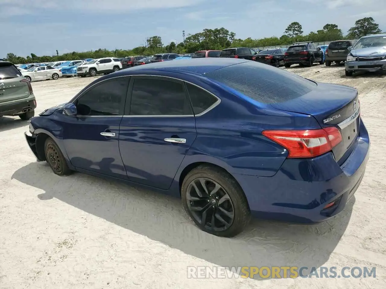 2 Photograph of a damaged car 3N1AB7AP5KY316654 NISSAN SENTRA 2019
