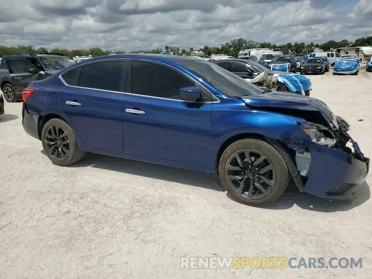 4 Photograph of a damaged car 3N1AB7AP5KY316654 NISSAN SENTRA 2019