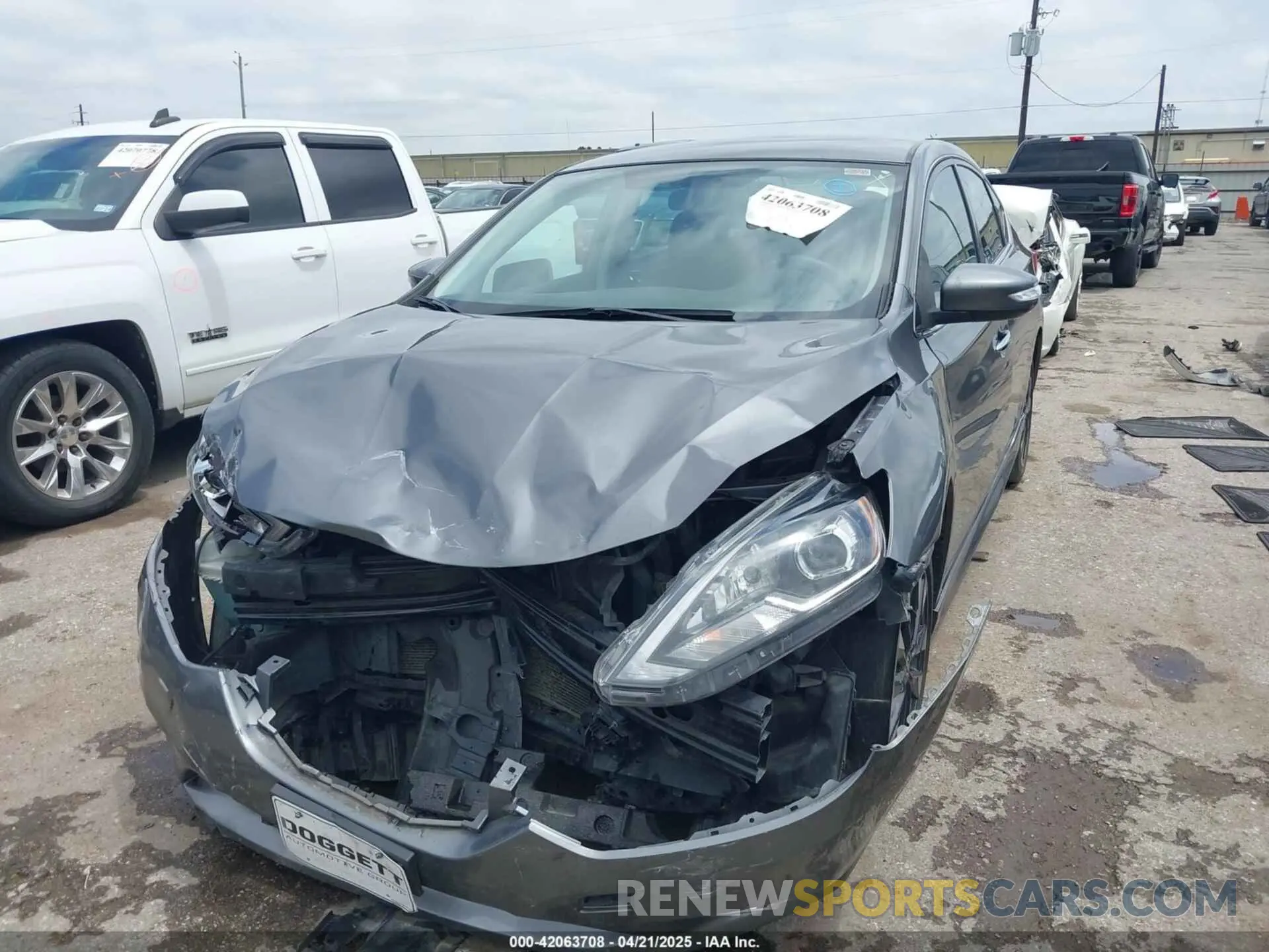 2 Photograph of a damaged car 3N1AB7AP5KY322180 NISSAN SENTRA 2019