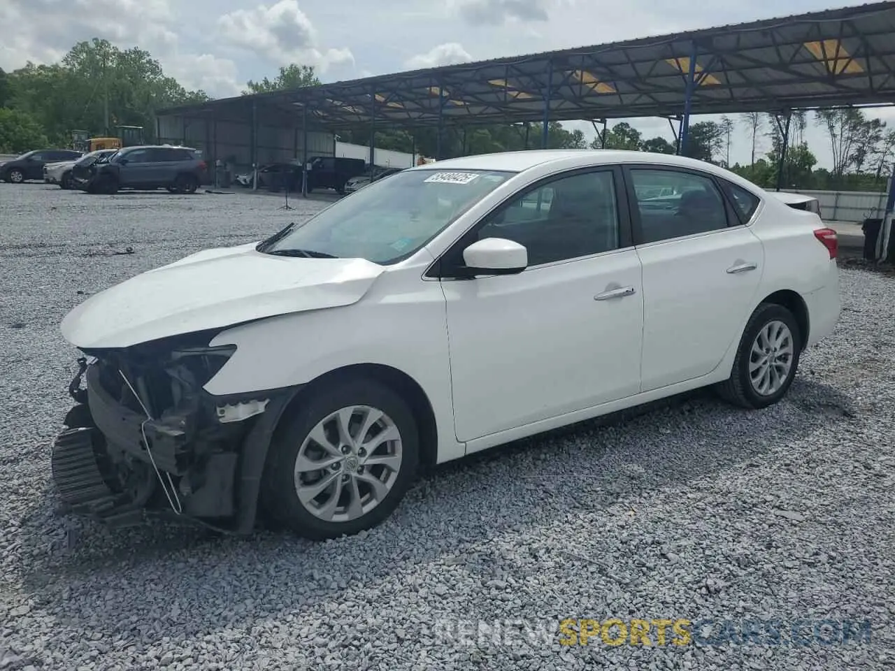 1 Photograph of a damaged car 3N1AB7AP5KY329971 NISSAN SENTRA 2019