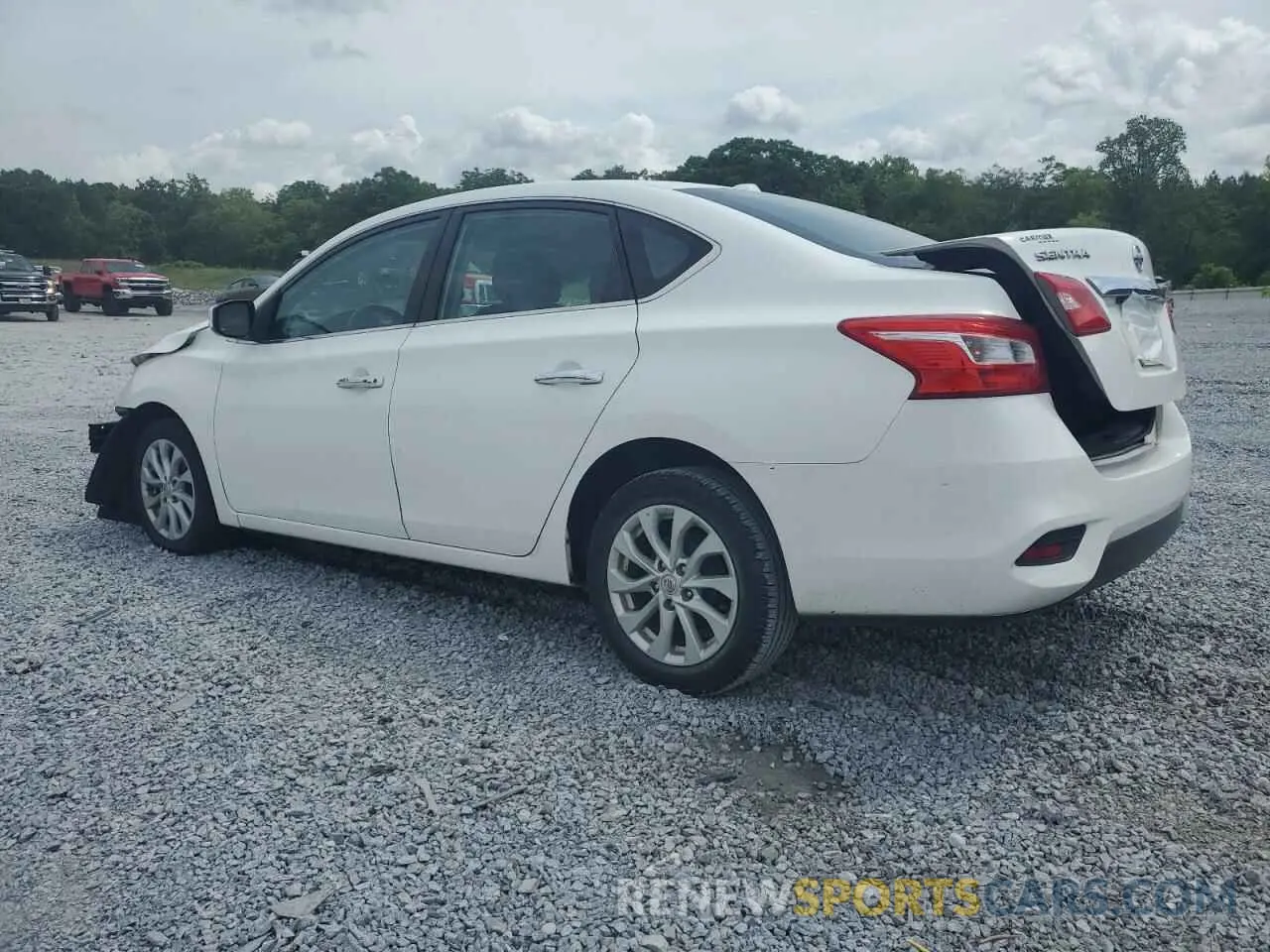 2 Photograph of a damaged car 3N1AB7AP5KY329971 NISSAN SENTRA 2019