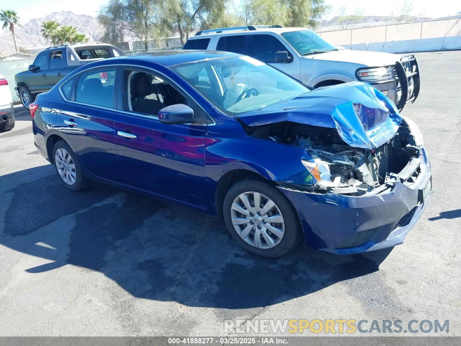 1 Photograph of a damaged car 3N1AB7AP5KY333616 NISSAN SENTRA 2019