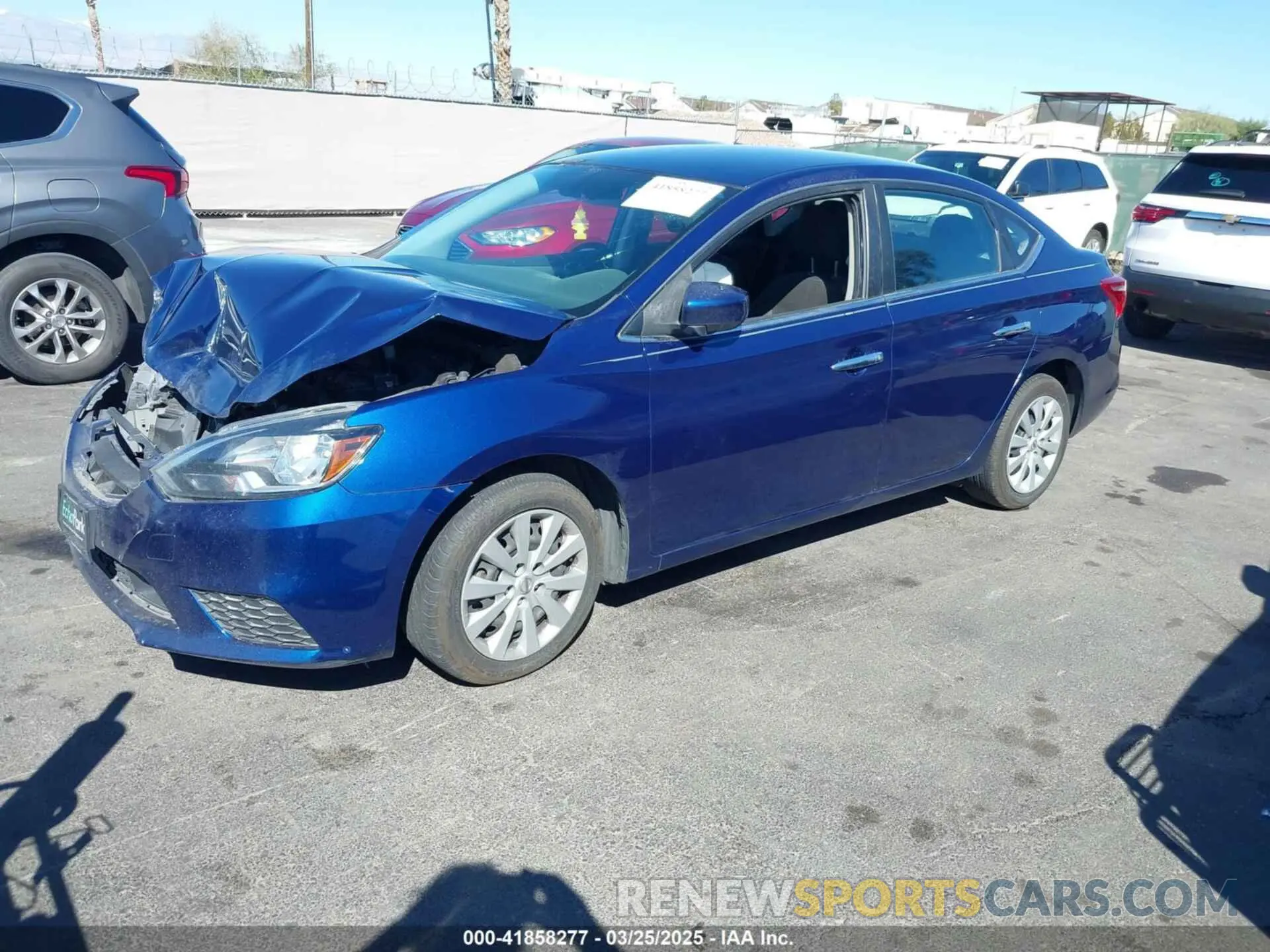 2 Photograph of a damaged car 3N1AB7AP5KY333616 NISSAN SENTRA 2019