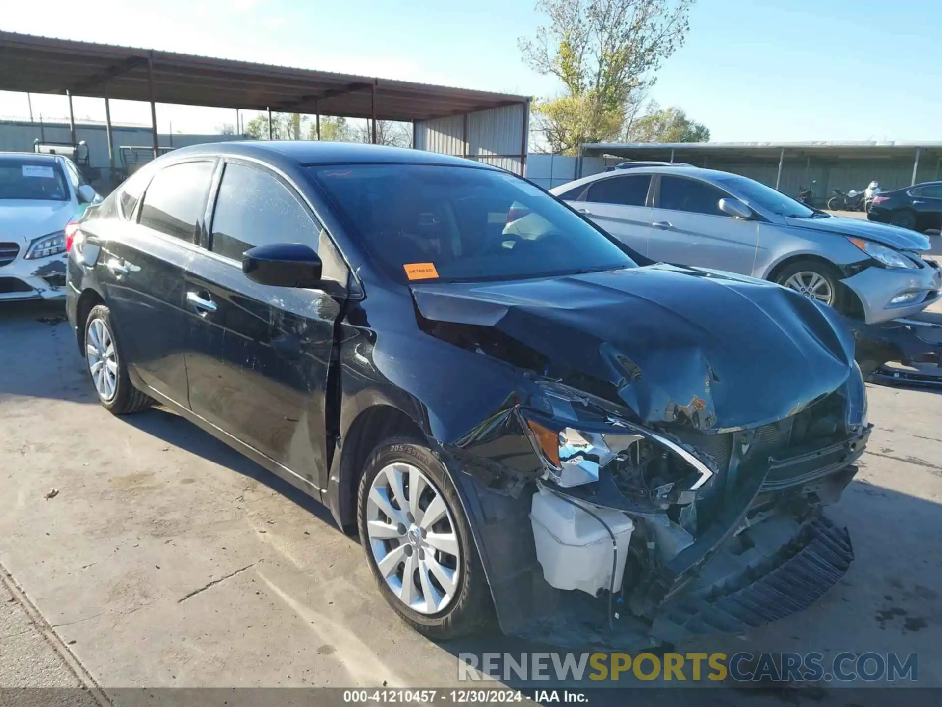 1 Photograph of a damaged car 3N1AB7AP5KY337679 NISSAN SENTRA 2019