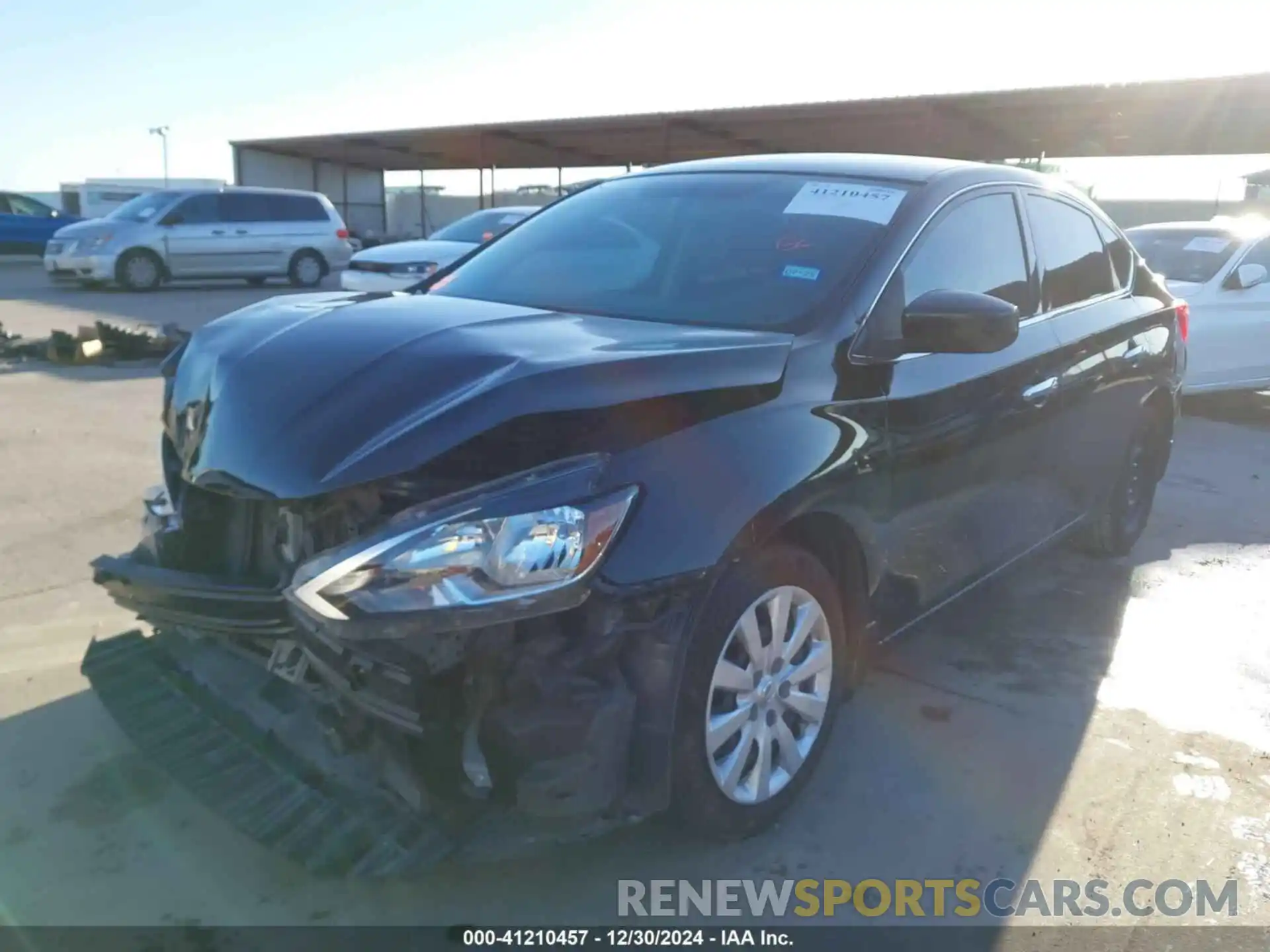 2 Photograph of a damaged car 3N1AB7AP5KY337679 NISSAN SENTRA 2019