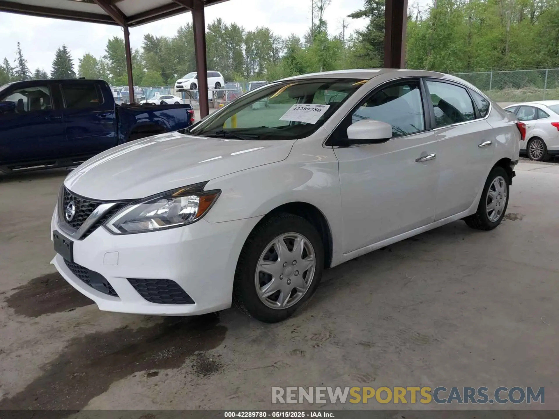 2 Photograph of a damaged car 3N1AB7AP5KY343238 NISSAN SENTRA 2019
