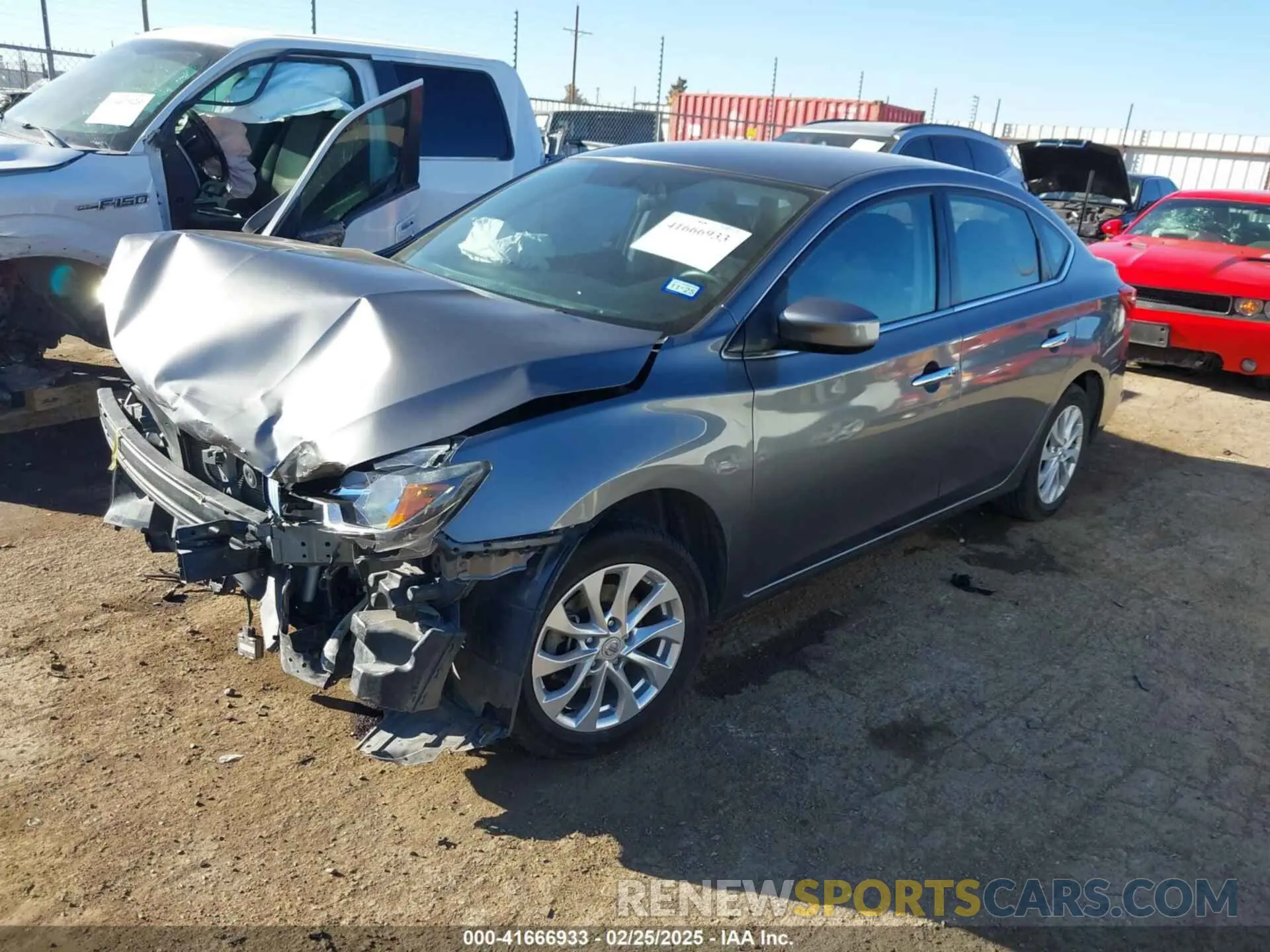 2 Photograph of a damaged car 3N1AB7AP5KY343353 NISSAN SENTRA 2019